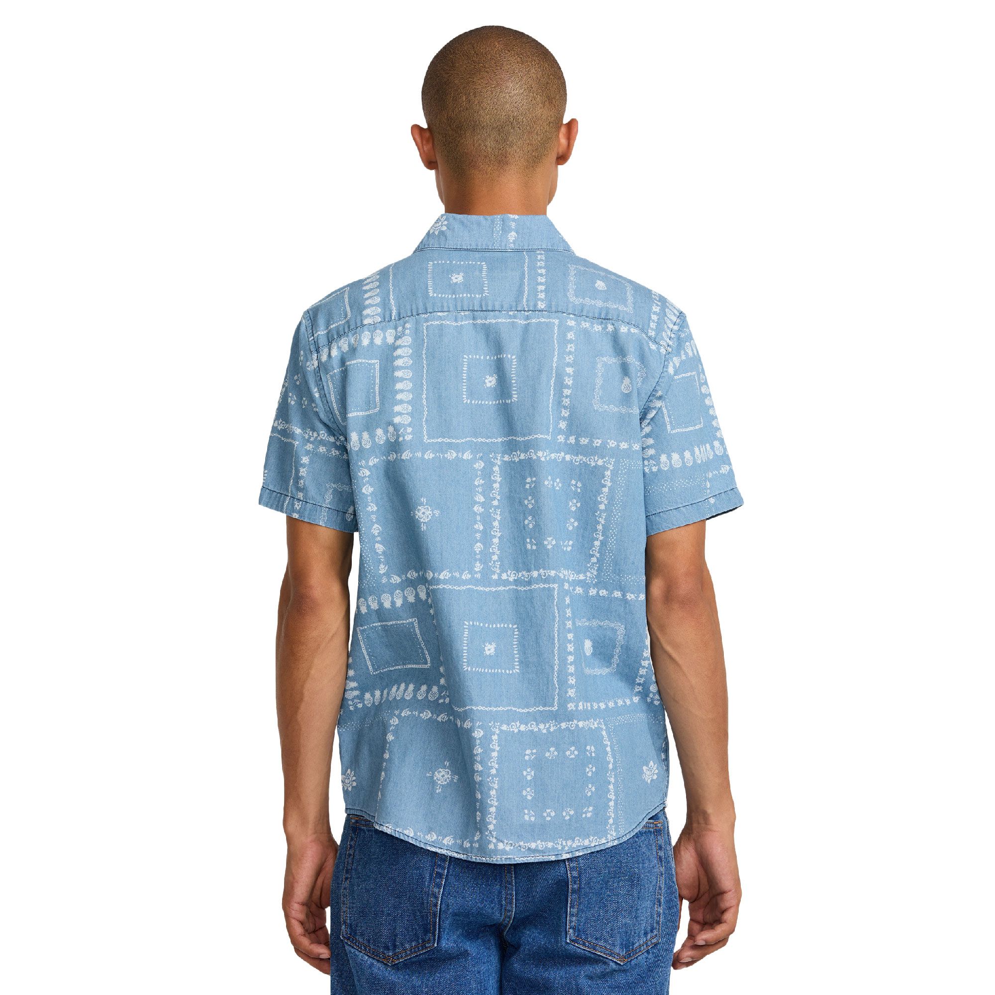 RVCA Men's Frame Woven T Shirt