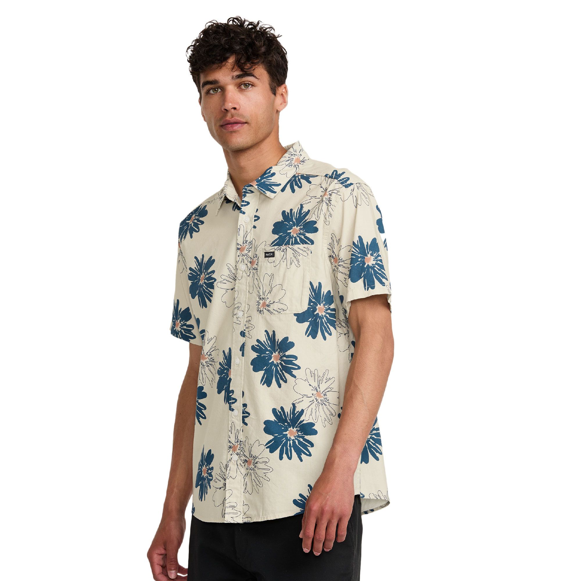 RVCA Men's Resort Woven T Shirt