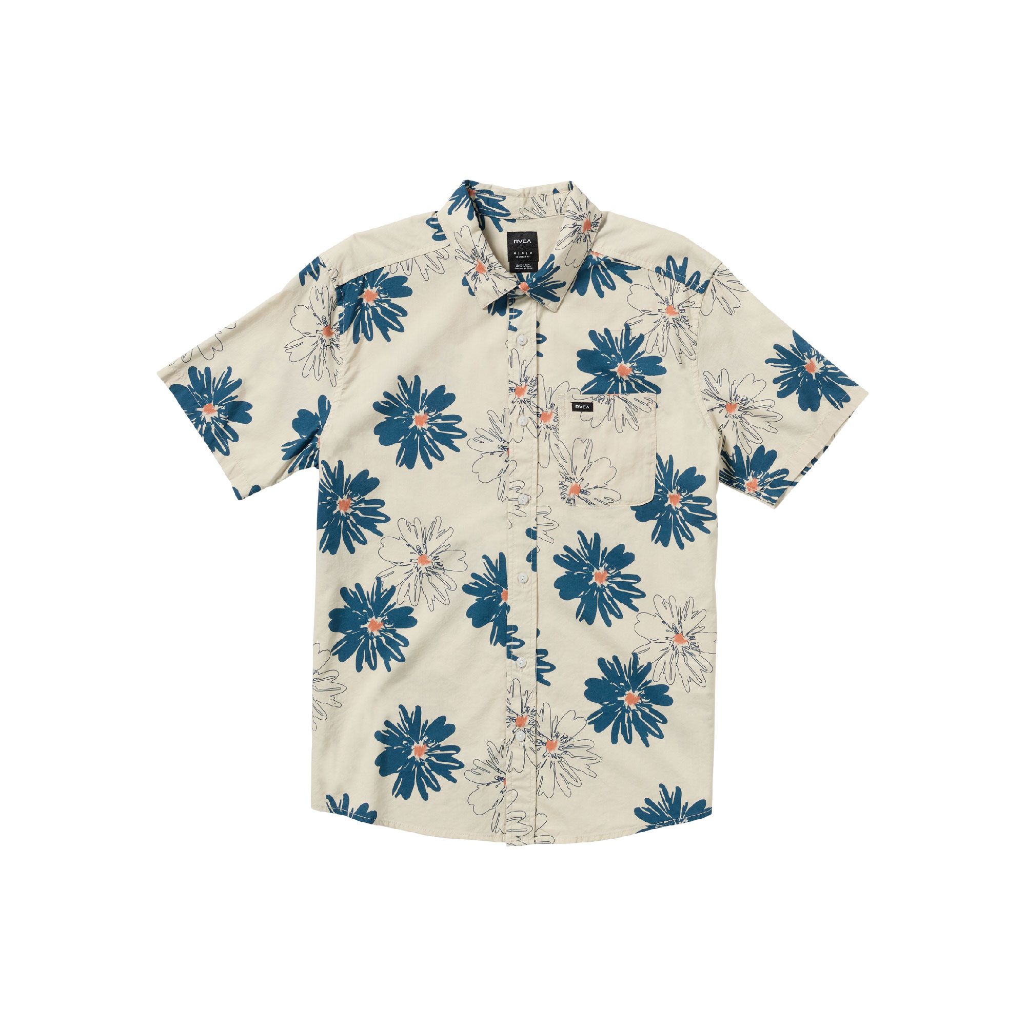 RVCA Men's Resort Woven T Shirt