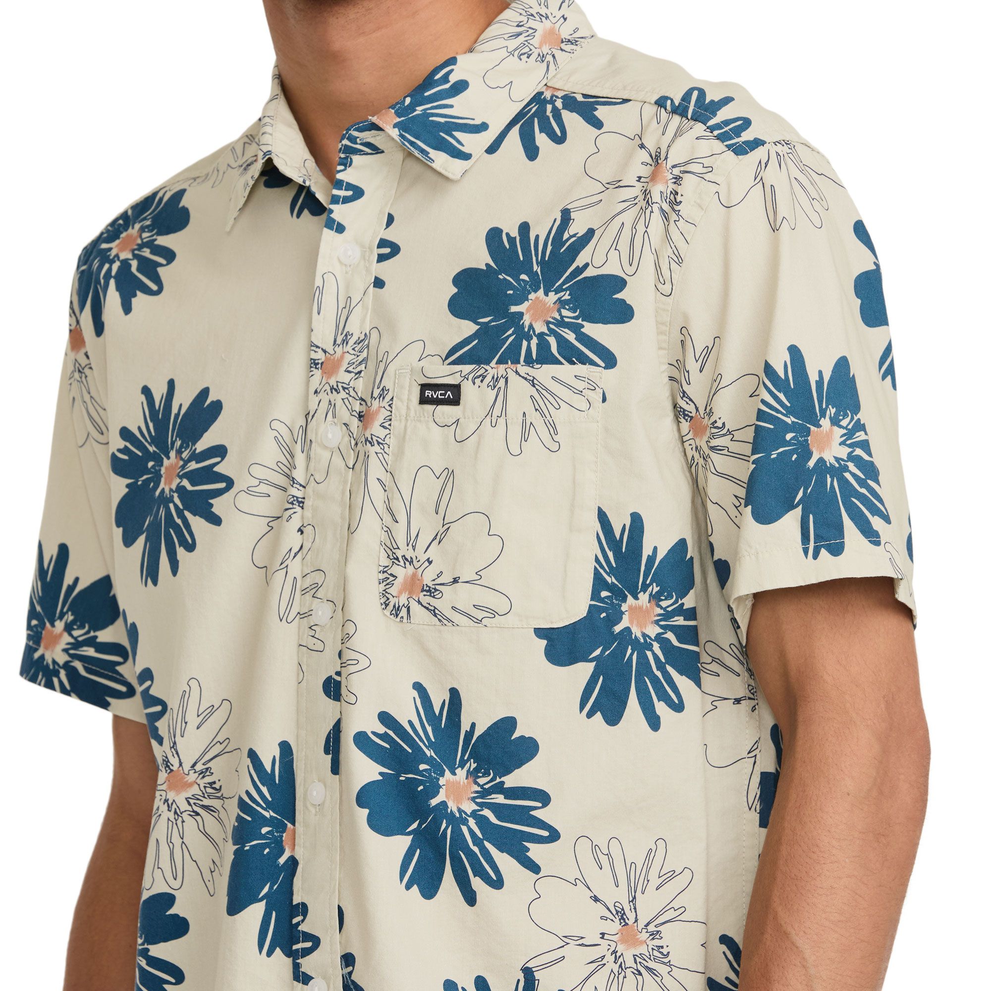 RVCA Men's Resort Woven T Shirt