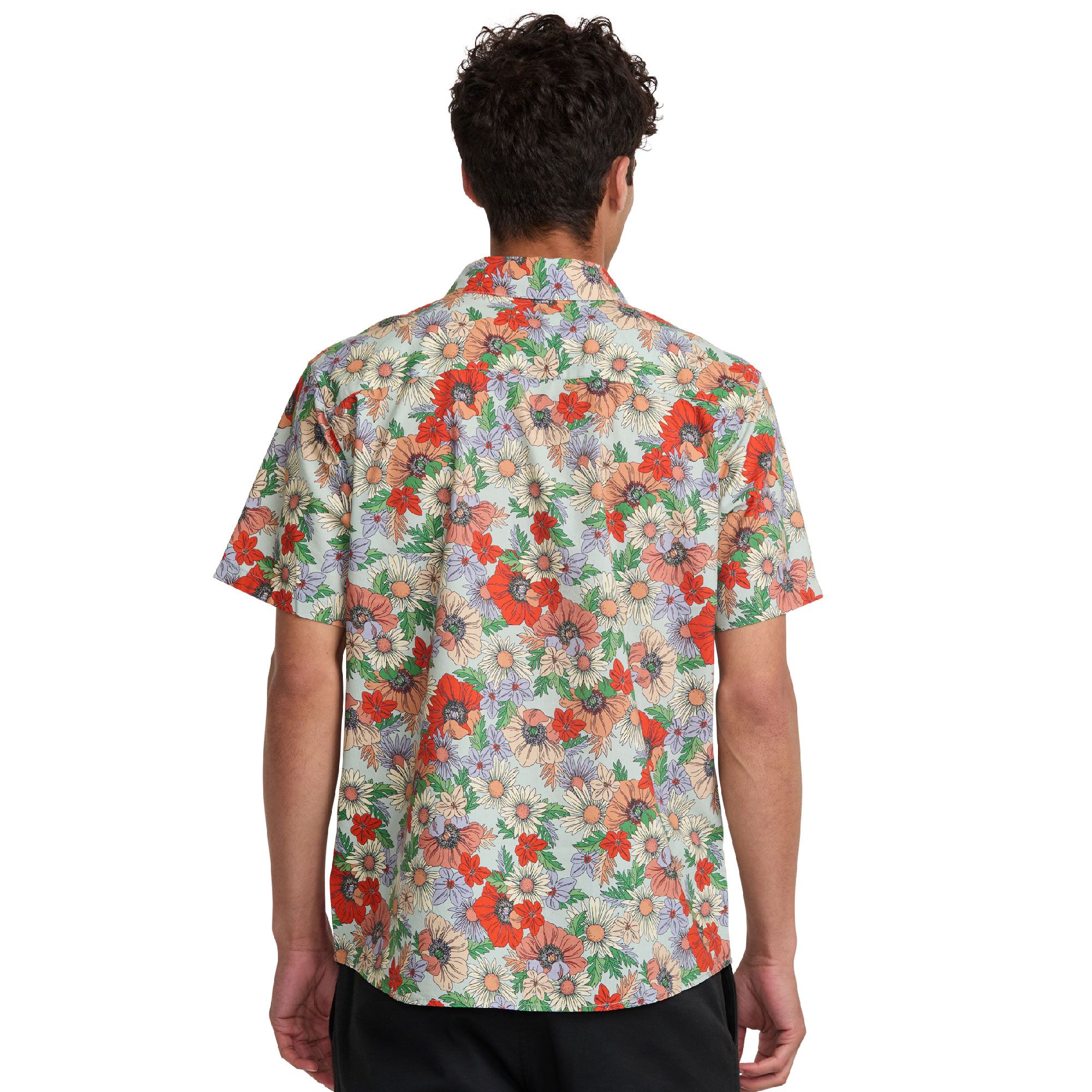 RVCA Men's Botanical Woven T Shirt