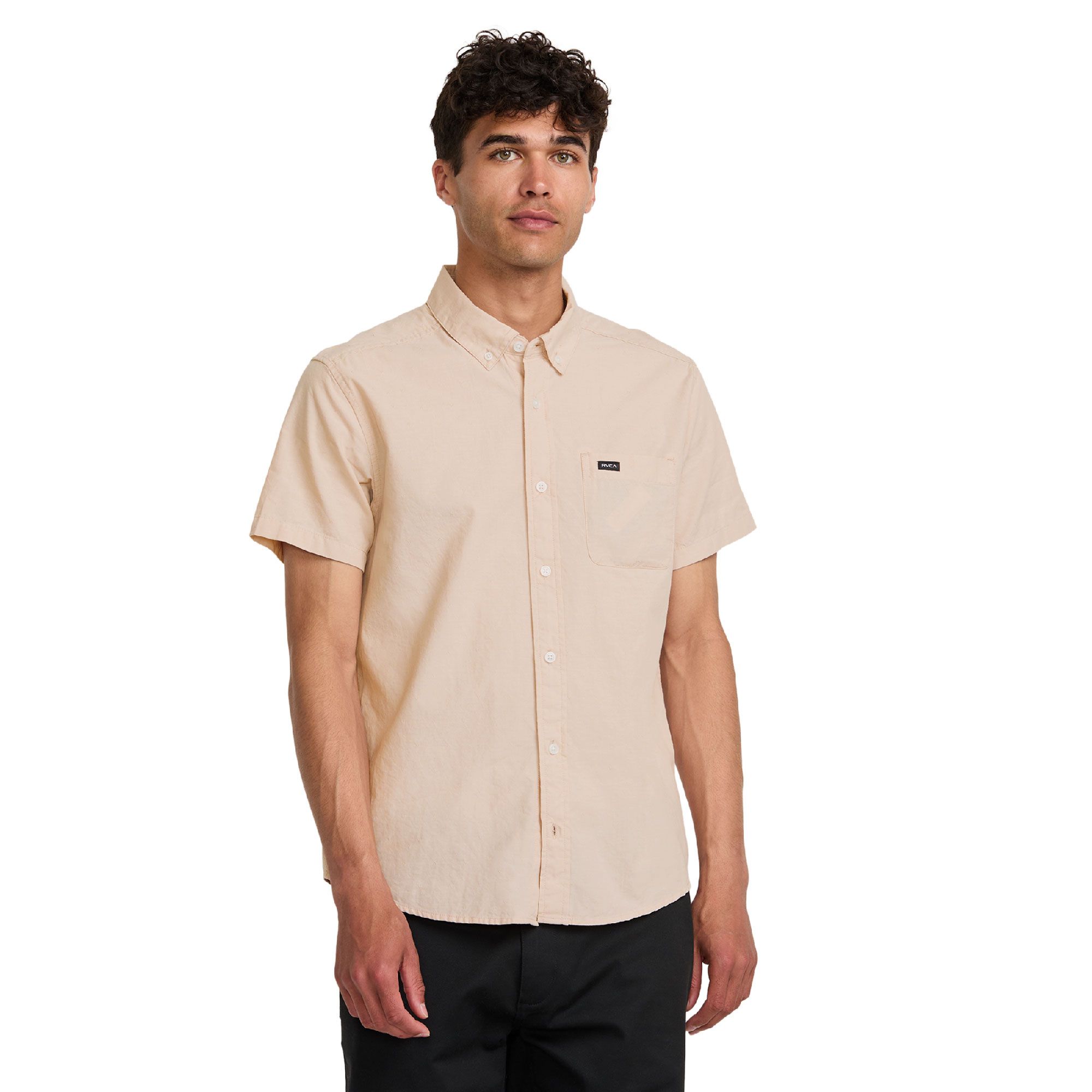 RVCA Men's That'll Do Dobby Woven T Shirt