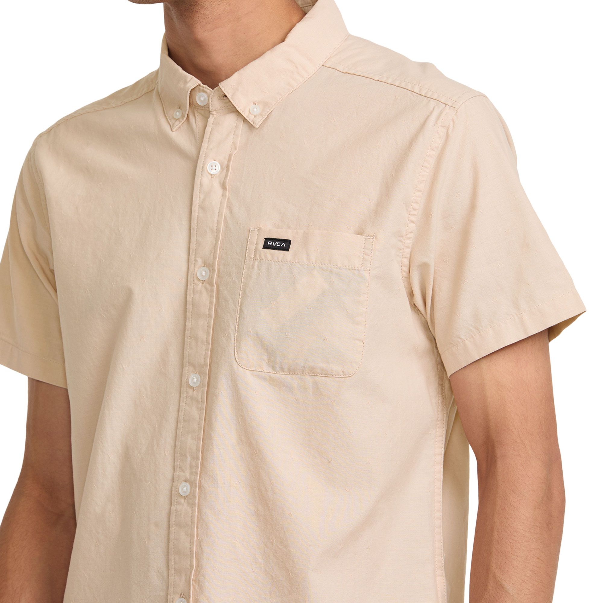 RVCA Men's That'll Do Dobby Woven T Shirt