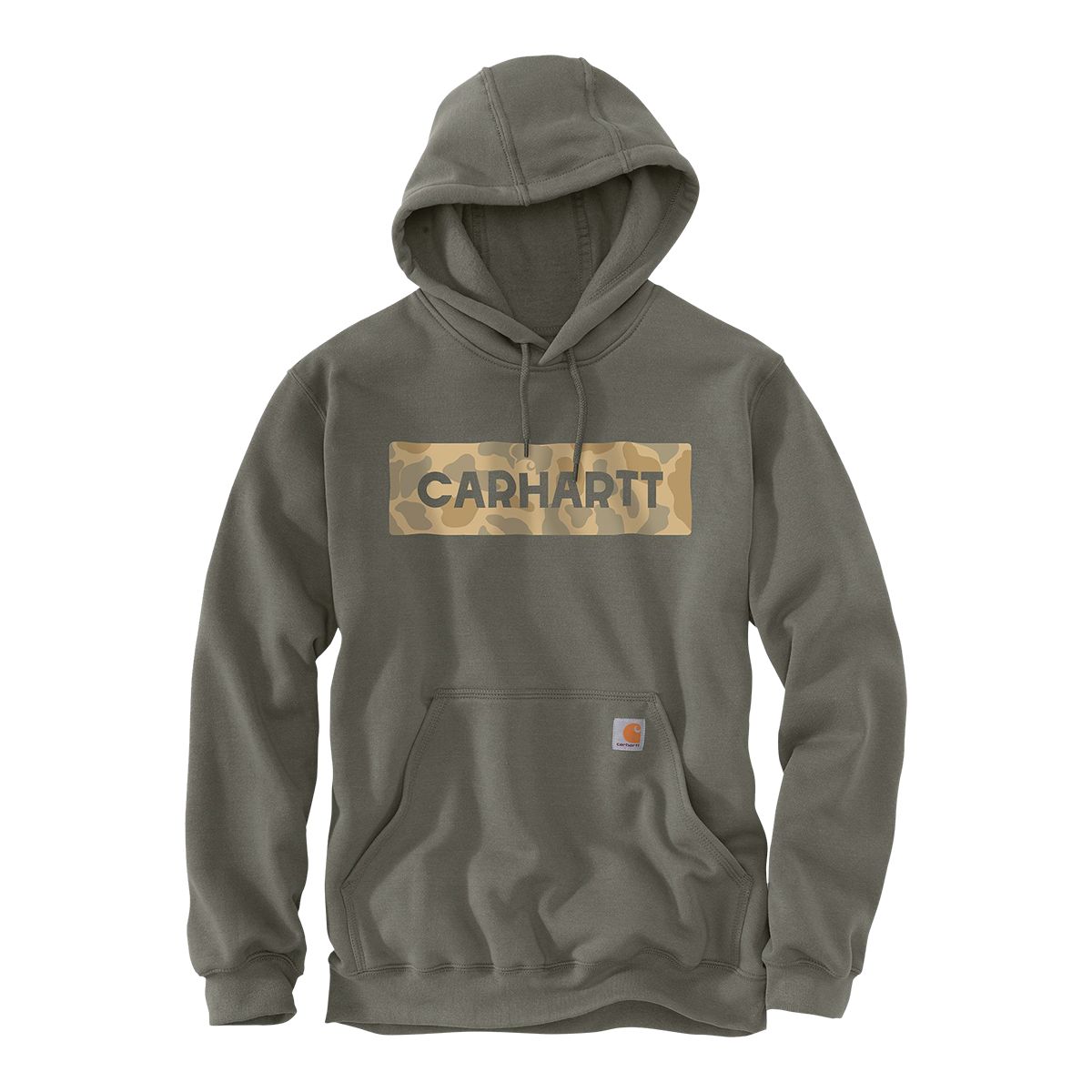 Carhartt Men's Camo Logo Pullover Hoodie
