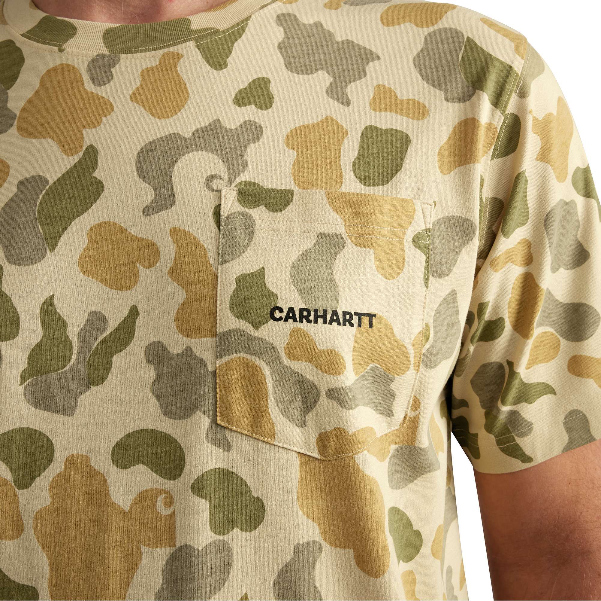 Carhartt Men's Camo Logo T Shirt