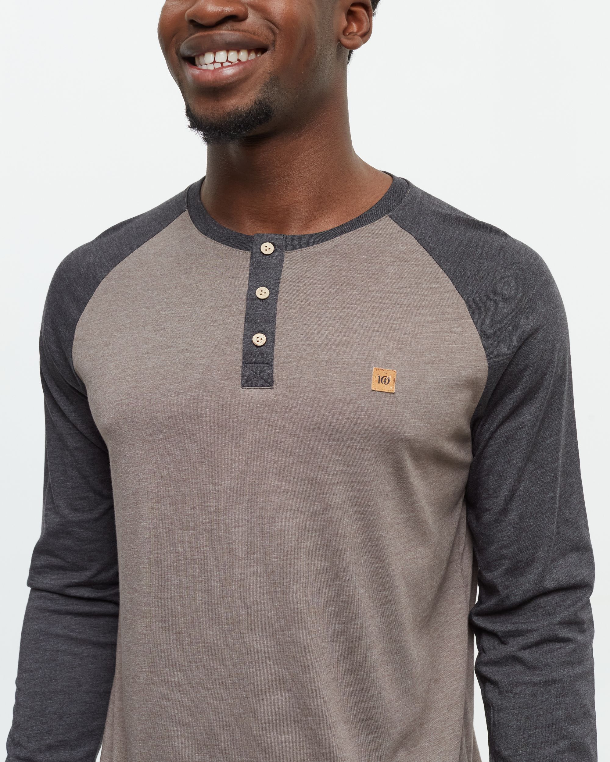 Tentree Men's Baker Henley Long Sleeve Shirt