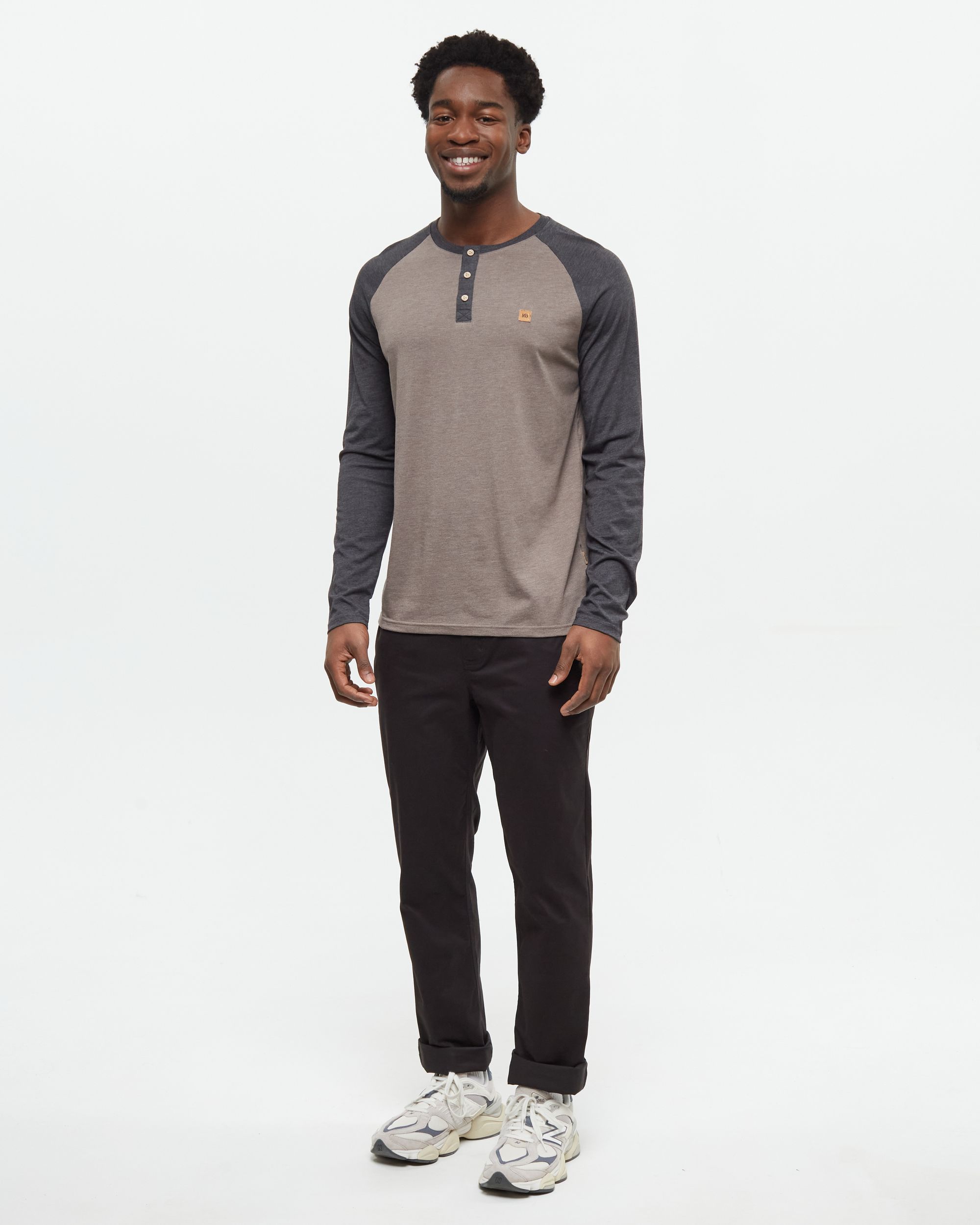 Tentree Men's Baker Henley Long Sleeve Shirt