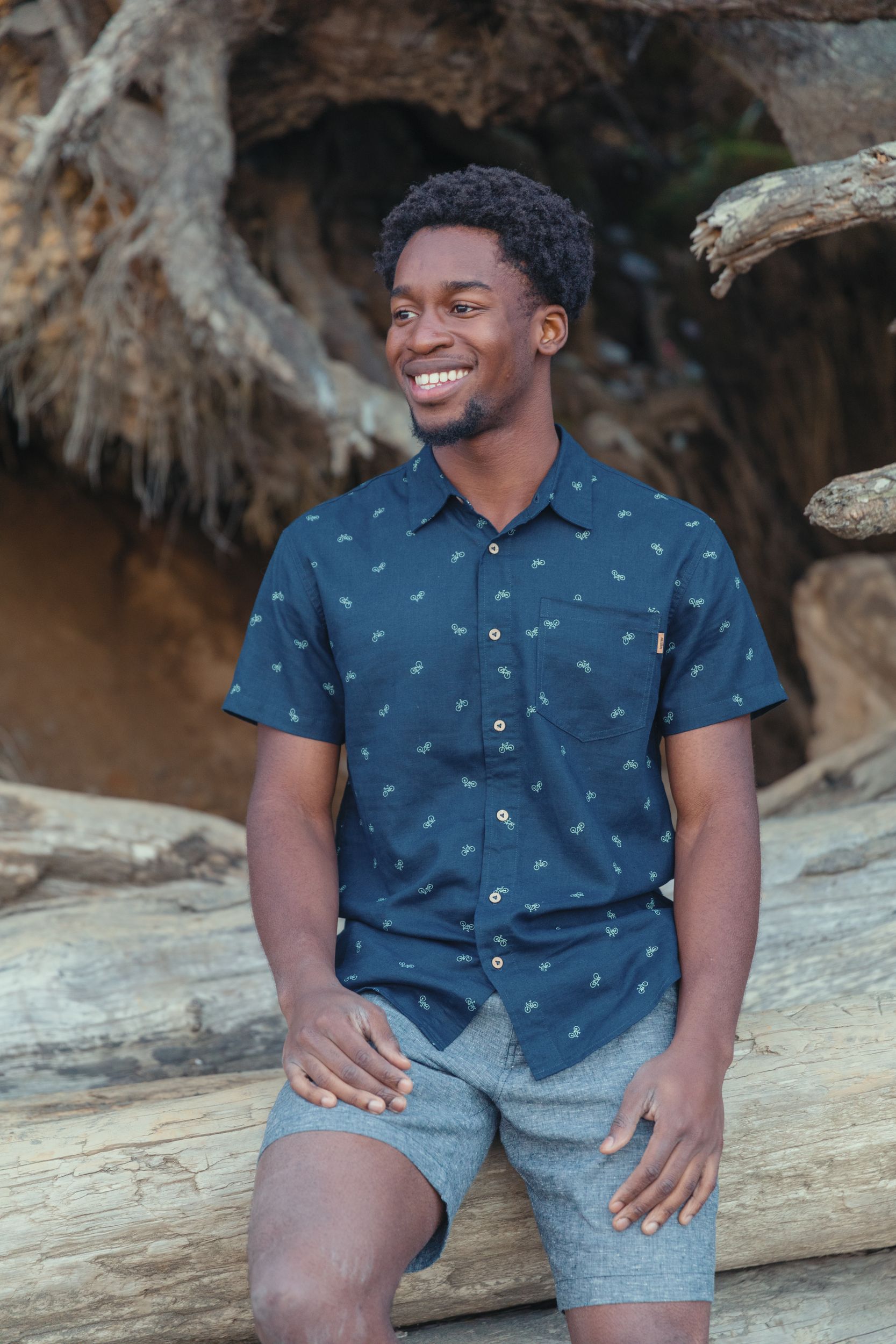 tentree Men's Bike Around Mancos Shirt