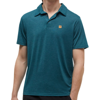 tentree Men's Astir Polo T Shirt Front_Flat
