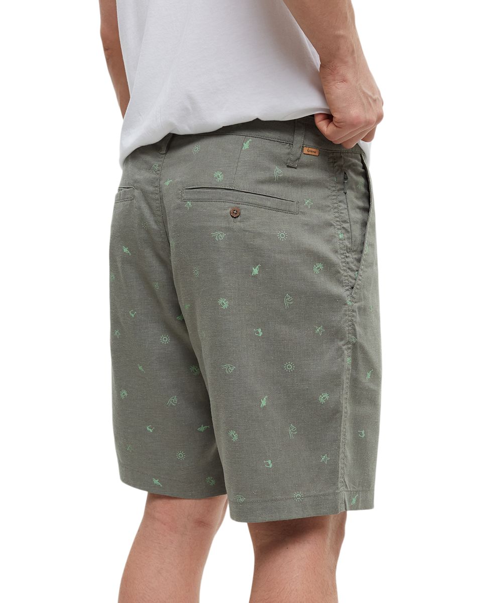 tentree Men's Latitude All Over Print Shorts