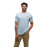 tentree Men's Sasquatch Fishing T Shirt Front_Flat