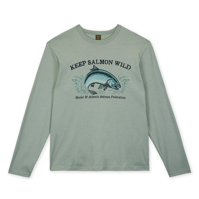Hooke Men's Keep Salmon Wild Long Sleeve T Shirt