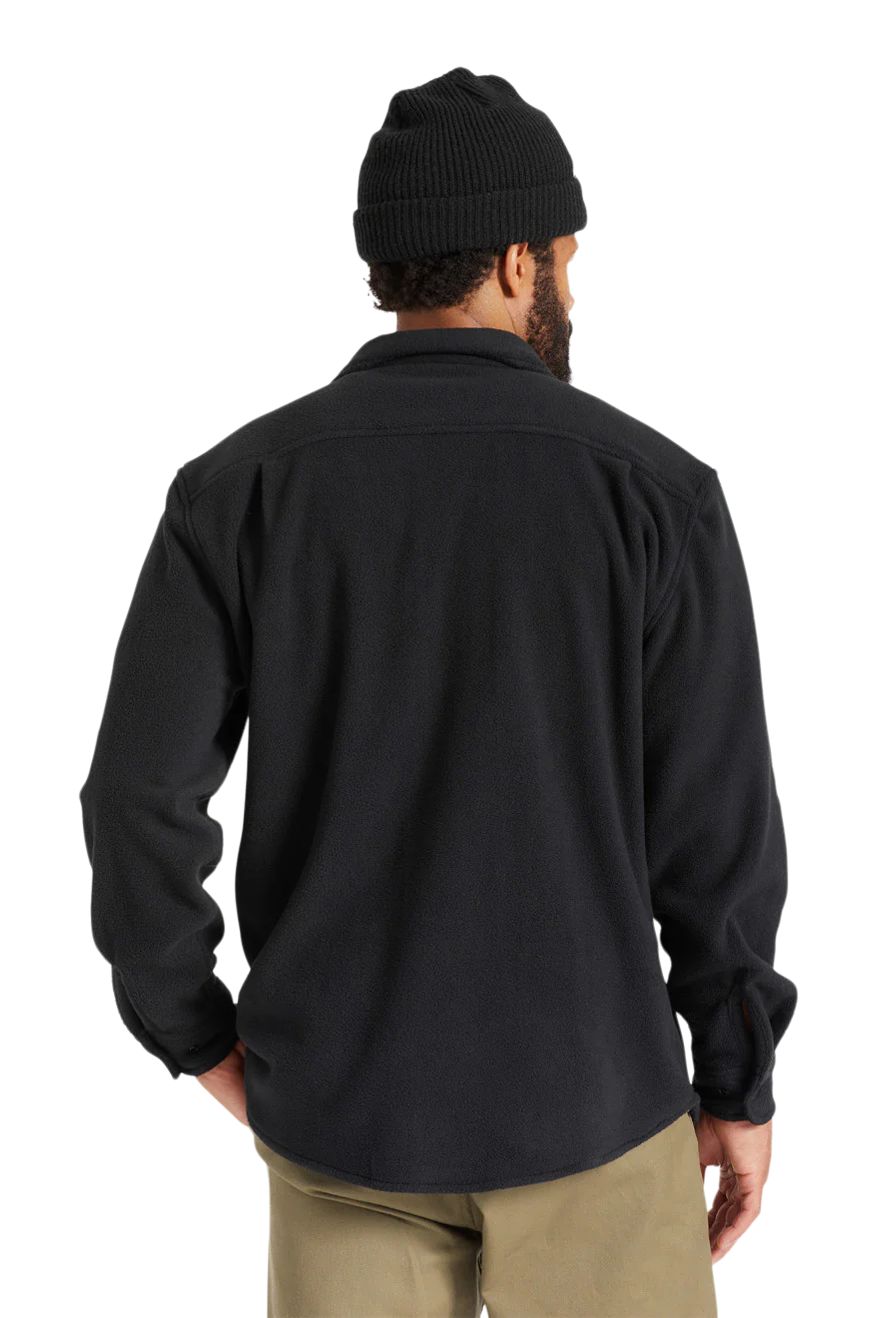 BRIXTON Men's Bowery Arctic Stretch Fleece Flannel Long Sleeve Top