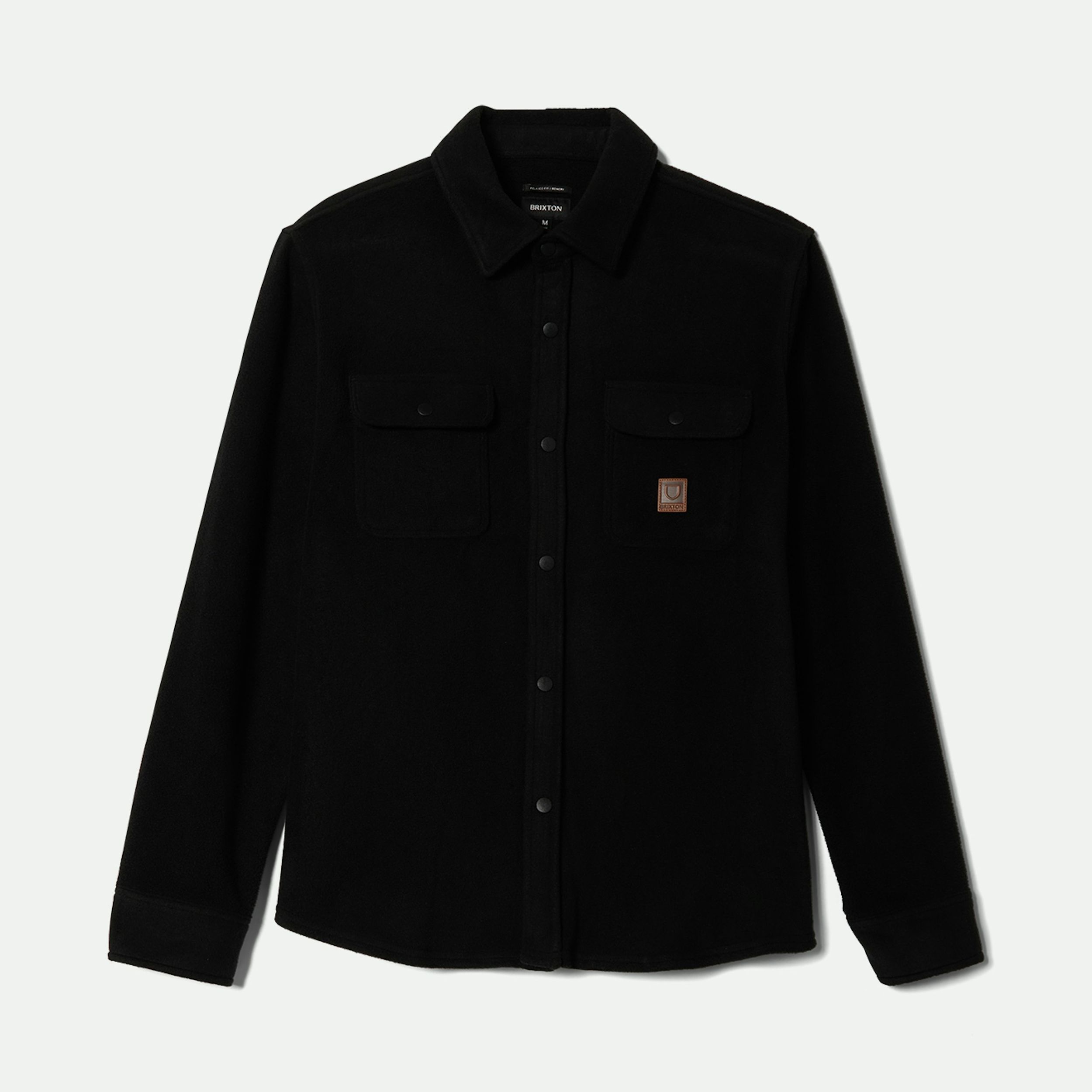 BRIXTON Men's Bowery Arctic Stretch Fleece Flannel Long Sleeve Top