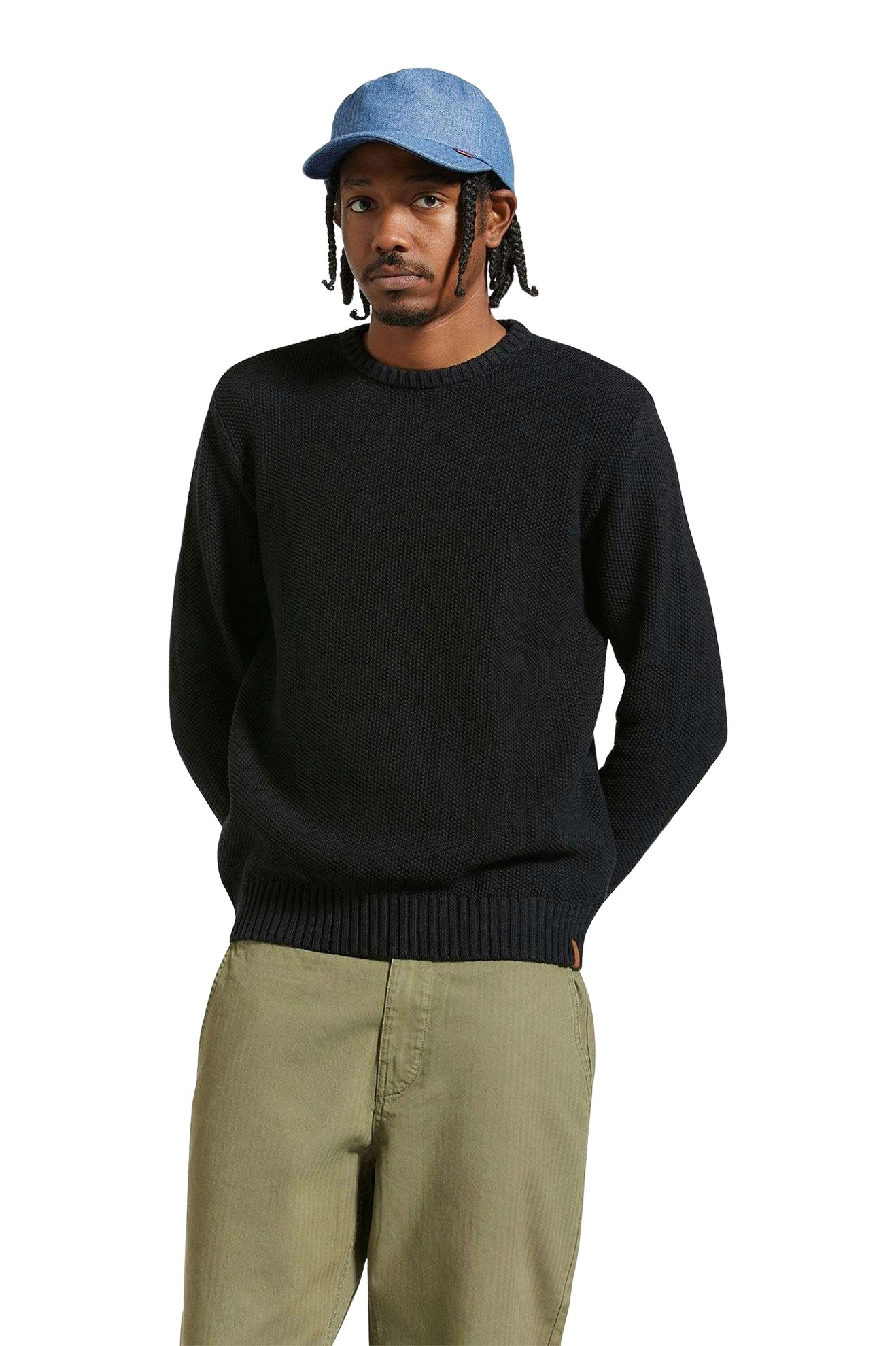 BRIXTON Men's Jacques Waffle Knit Sweater Top