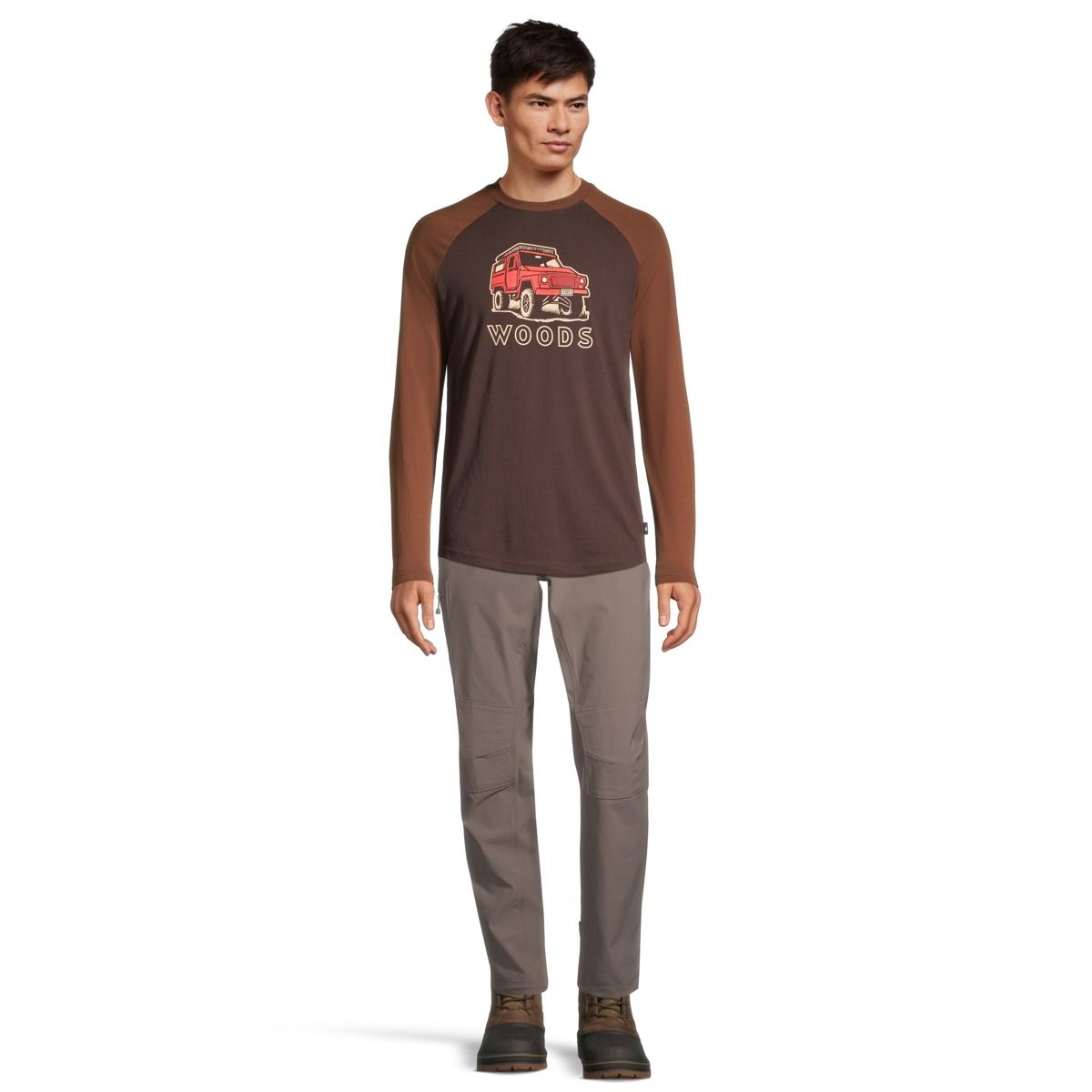 Woods Men's Dalton Long Sleeve T Shirt