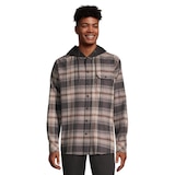 Ripzone Men's Sierra 2.0 Hooded Flannel Top Front_Flat