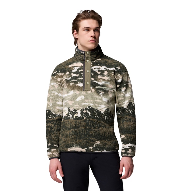 Columbia Men's Helvetia™ II Printed Half Snap Fleece Pullover