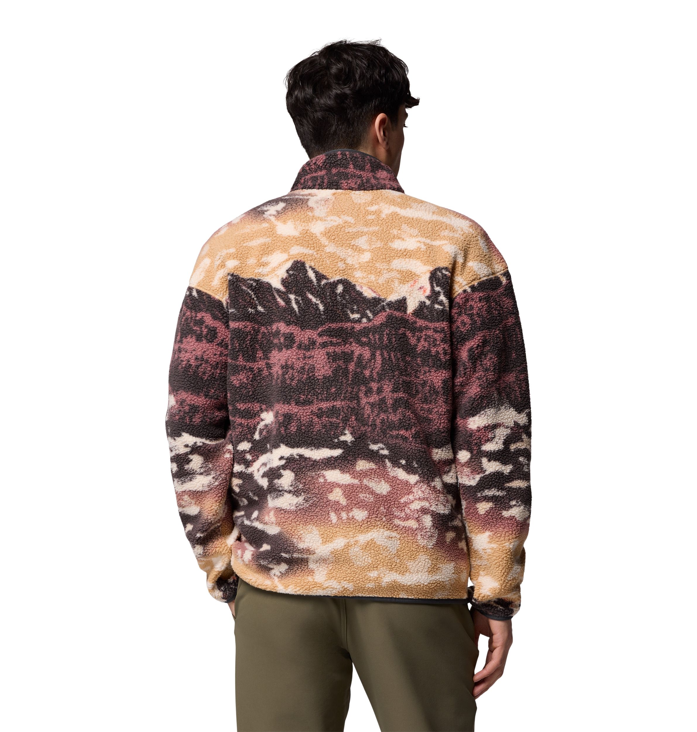 Columbia Men's Helvetia™ II Printed Half Snap Fleece Pullover