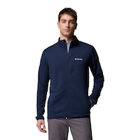Columbia Men's Essential Hike Full Zip Grid Long Sleeve Top