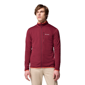 Columbia Men's Essential Hike Full Zip Grid Long Sleeve Top