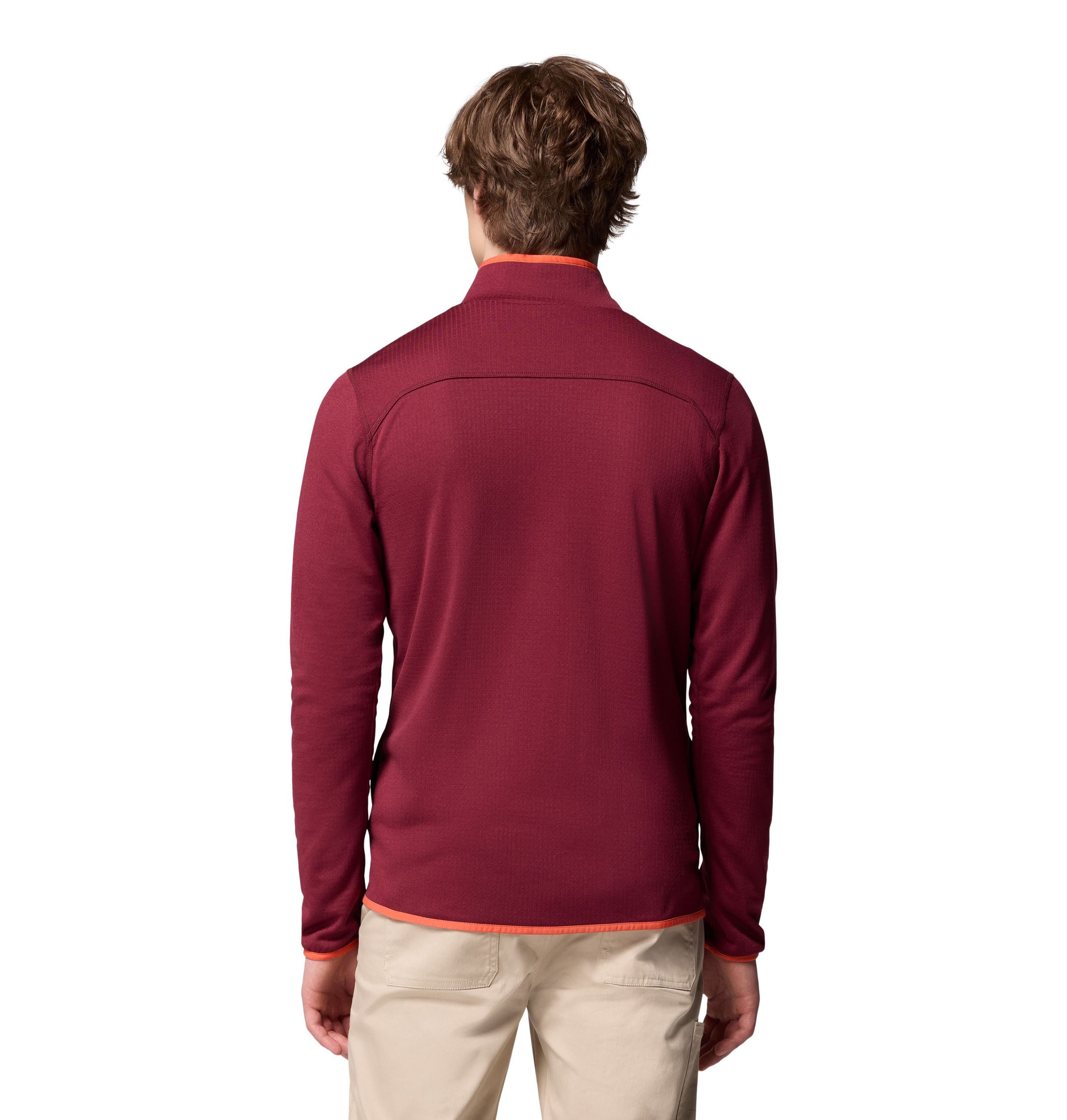 Columbia Men's Essential Hike Full Zip Grid Long Sleeve Top