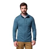 Columbia Men's Essential Hike Full Zip Grid Long Sleeve Top Front_Flat