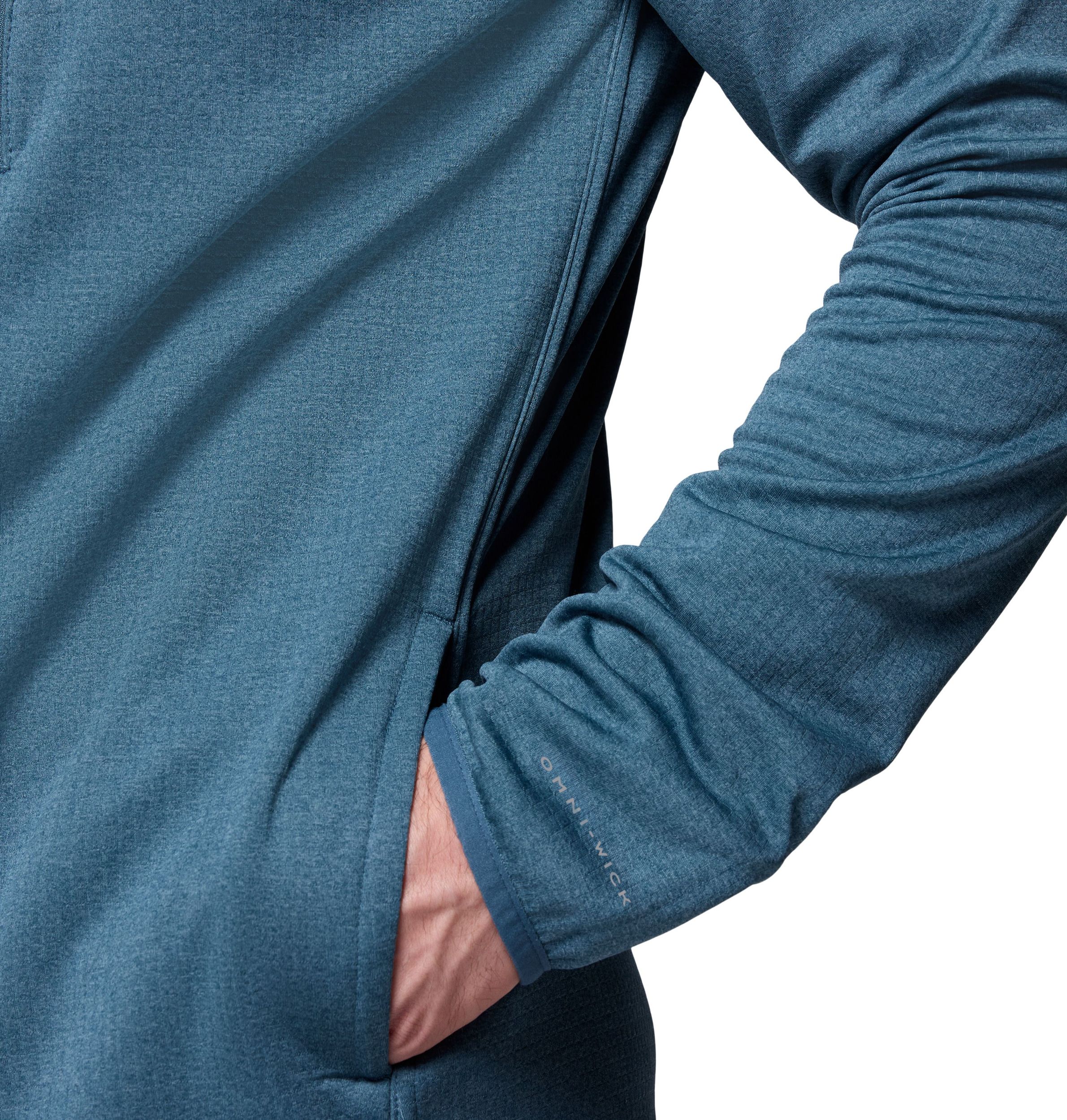 Columbia Men's Essential Hike Full Zip Grid Long Sleeve Top