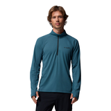 Columbia Men's Driventure 1/2 Zip Long Sleeve Top Front_Flat