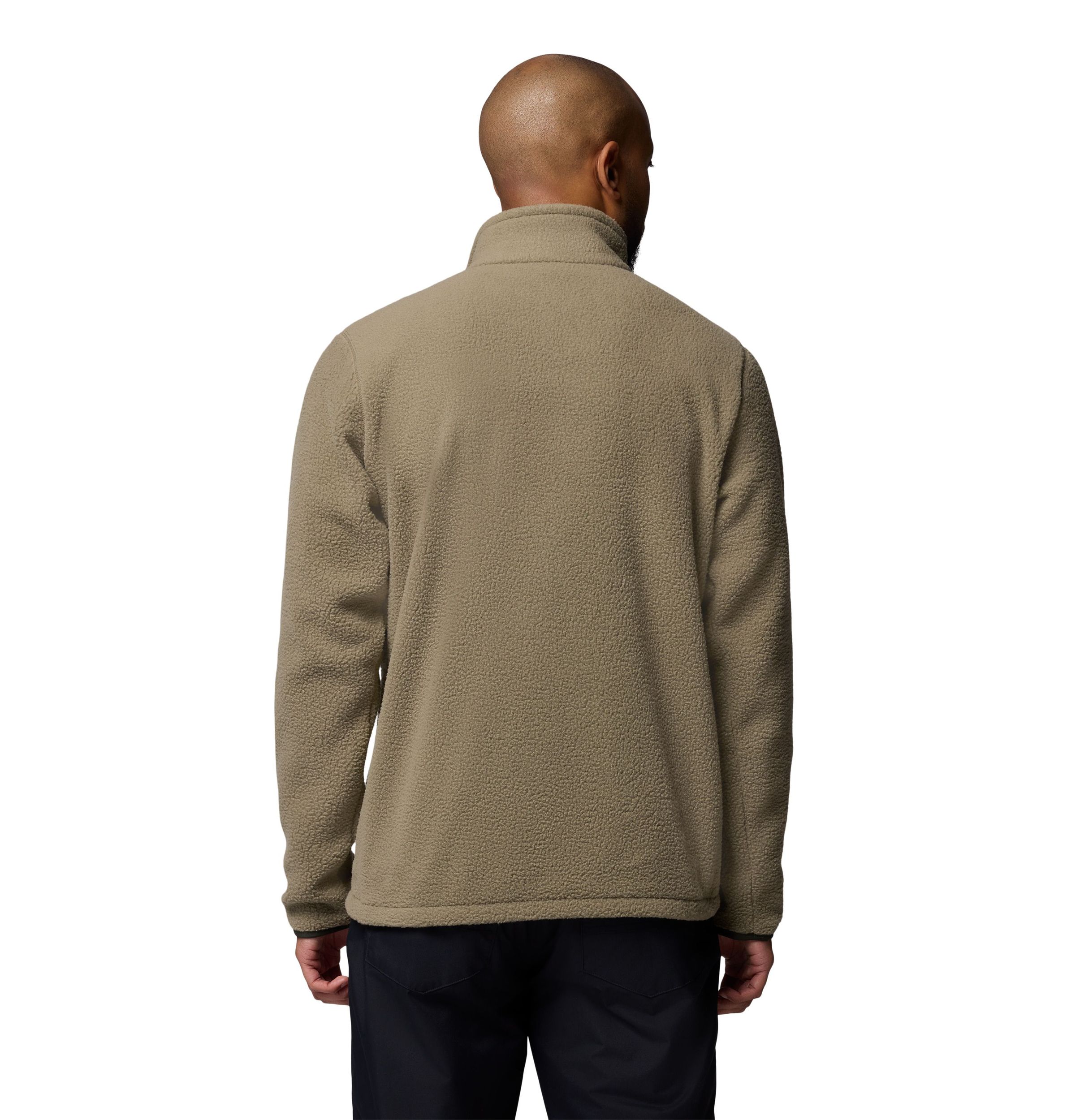 Columbia Men's Jasper Ridge Pebble 1/2 Zip Long Sleeve Fleece Top
