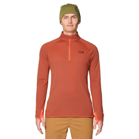 Mountain Hardwear Men's AirMesh™ 1/2 Zip Long Sleeve Top Front_Flat