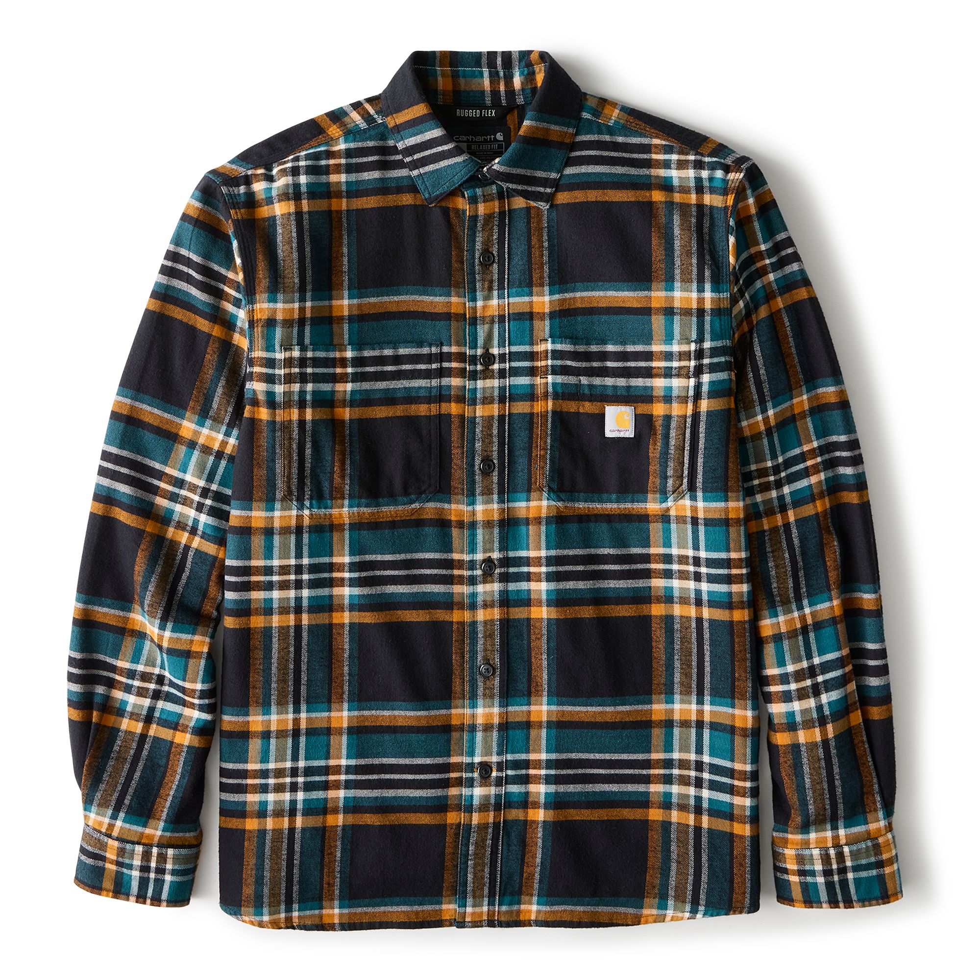 Carhartt Men's Midweight Long Sleeve Flannel Shirt