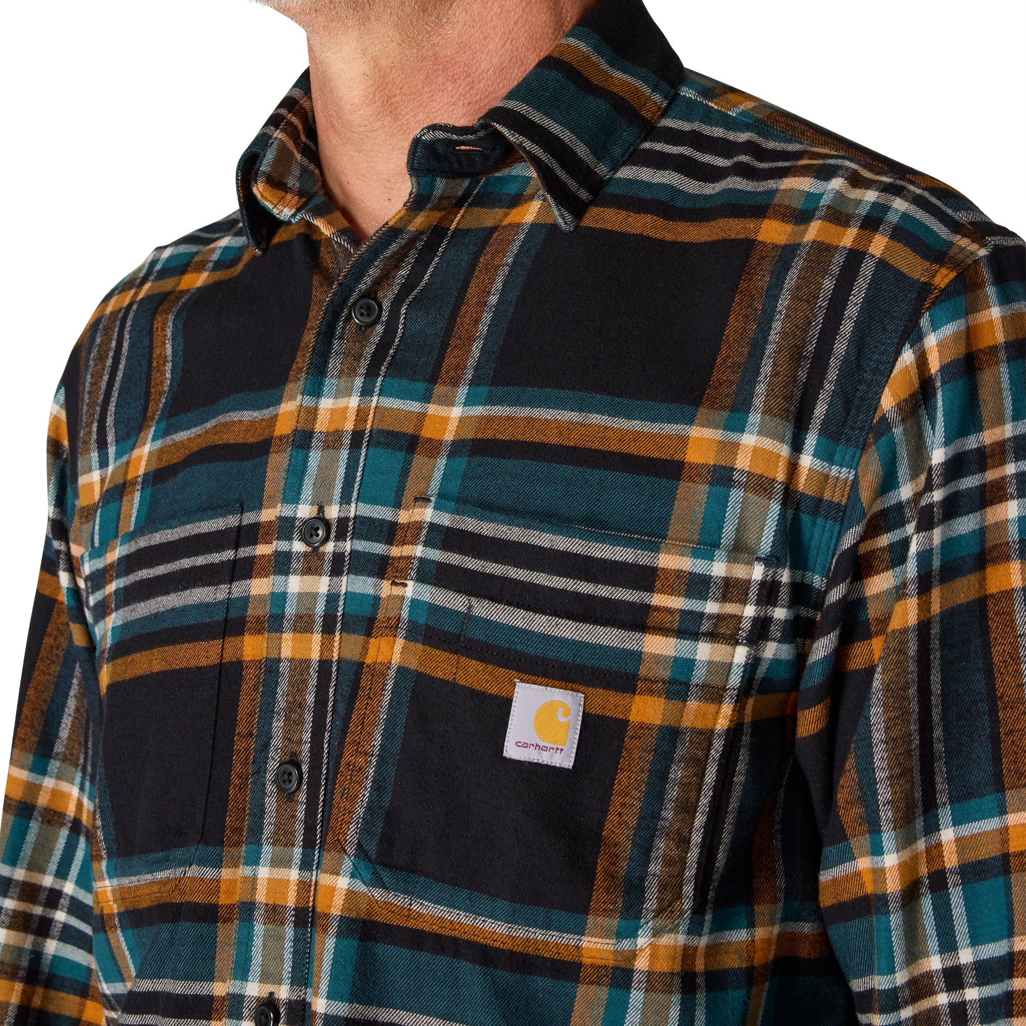 Carhartt Men's Midweight Long Sleeve Flannel Shirt