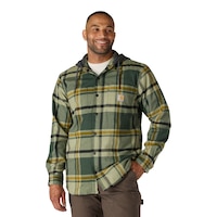 Carhartt Men's Hooded Shirt Front_Angled_Left
