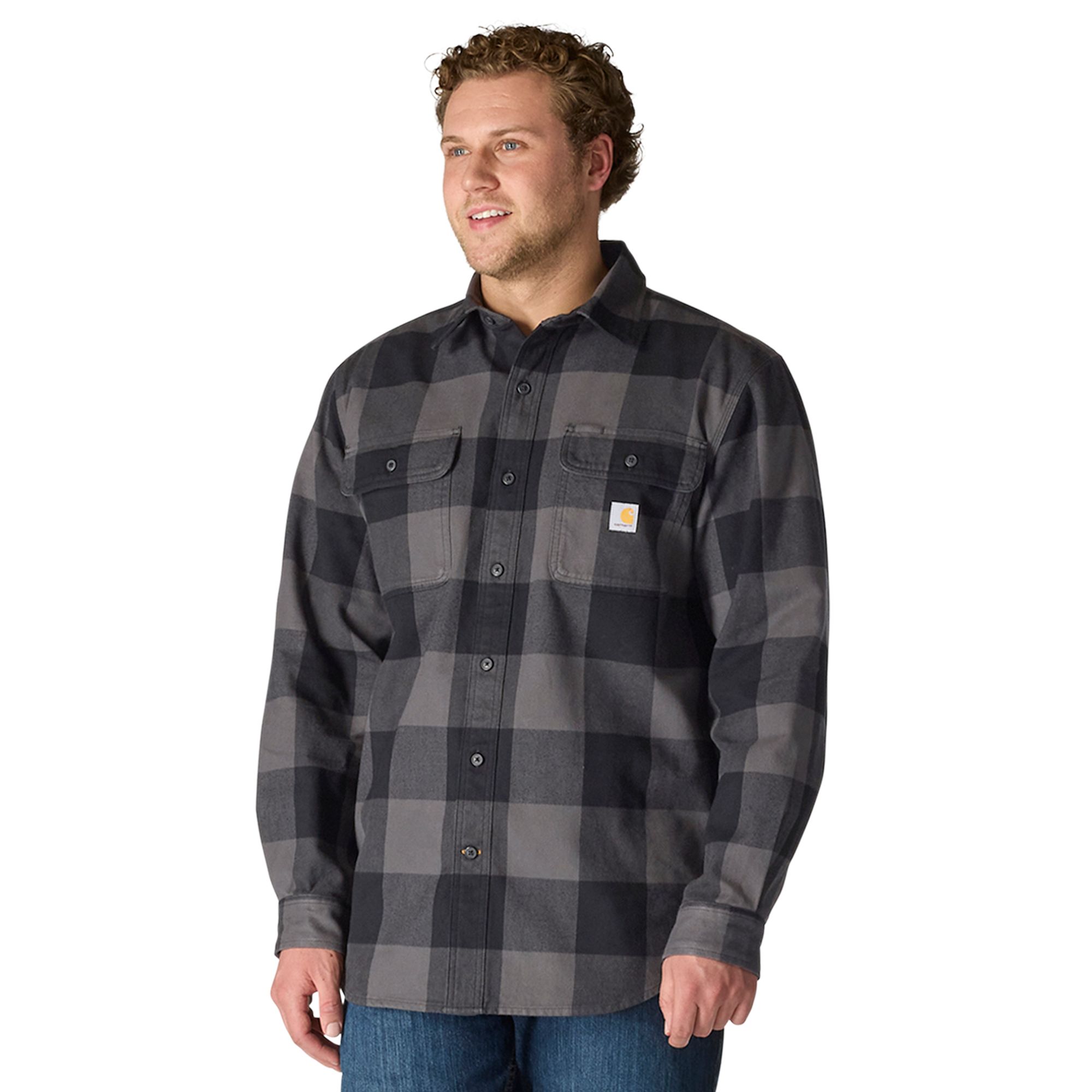 Carhartt Men's Heavyweight Long Sleeve Flannel Shirt