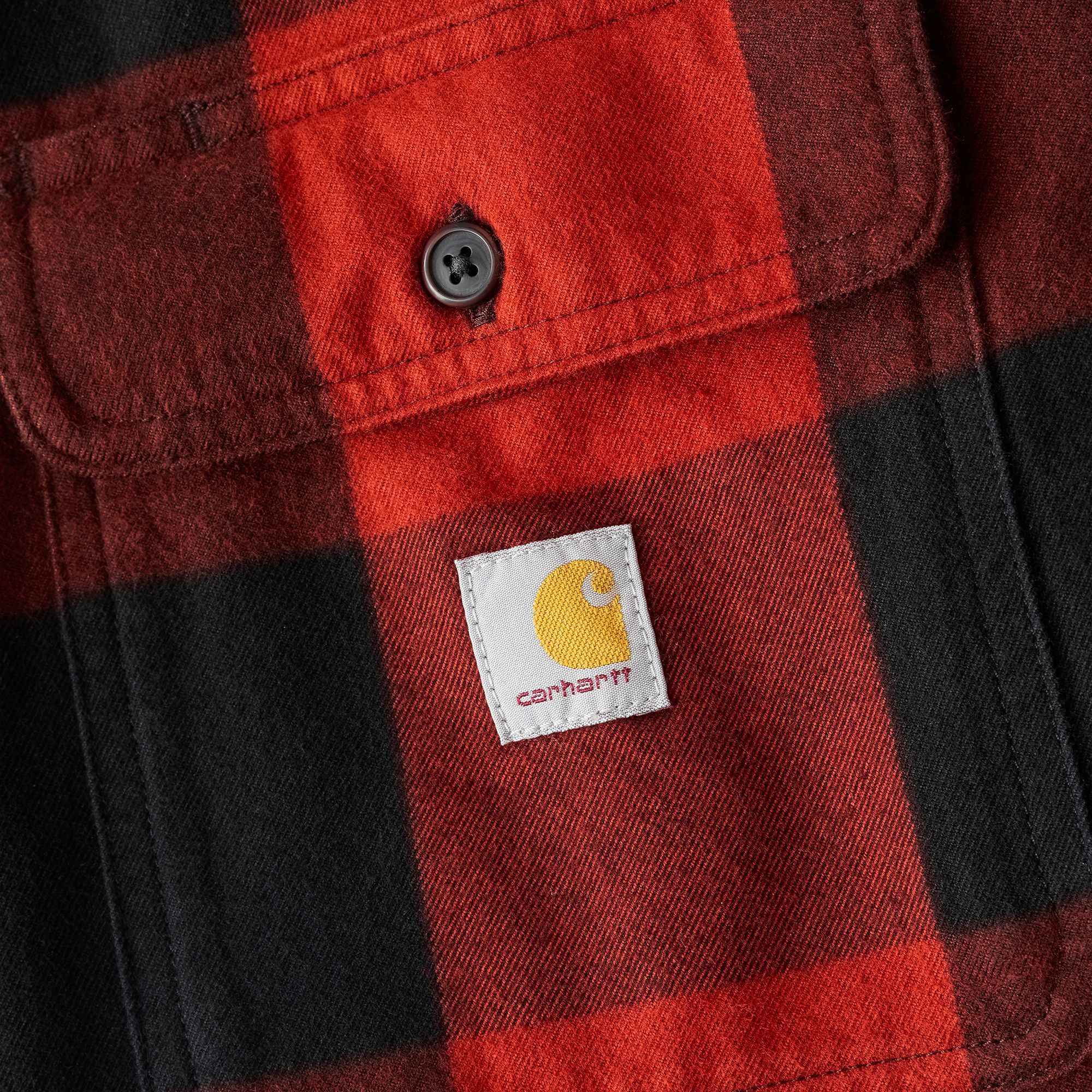 Carhartt Men's Heavyweight Long Sleeve Flannel Shirt
