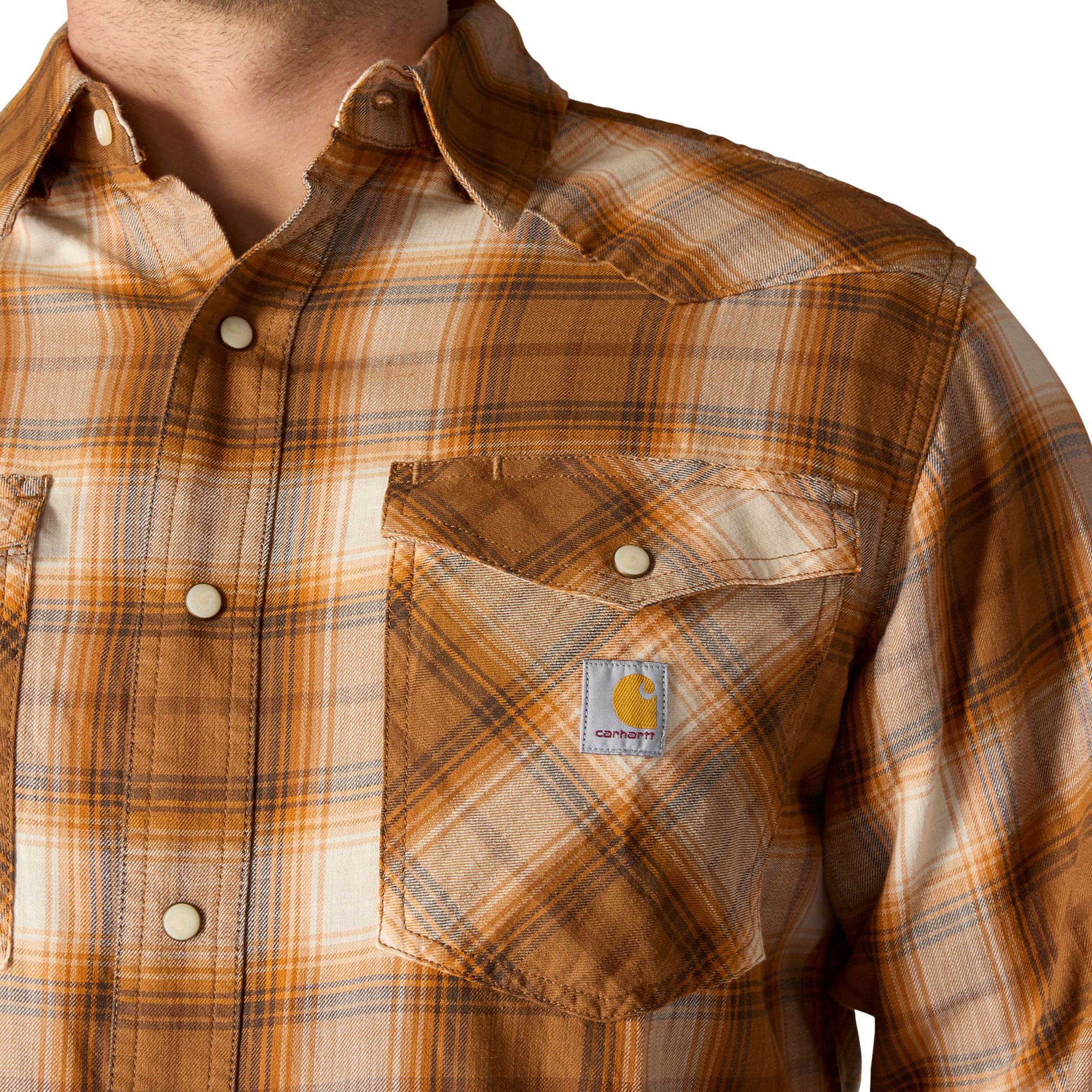 Carhartt Men's Montana Snap-Front Plaid Shirt