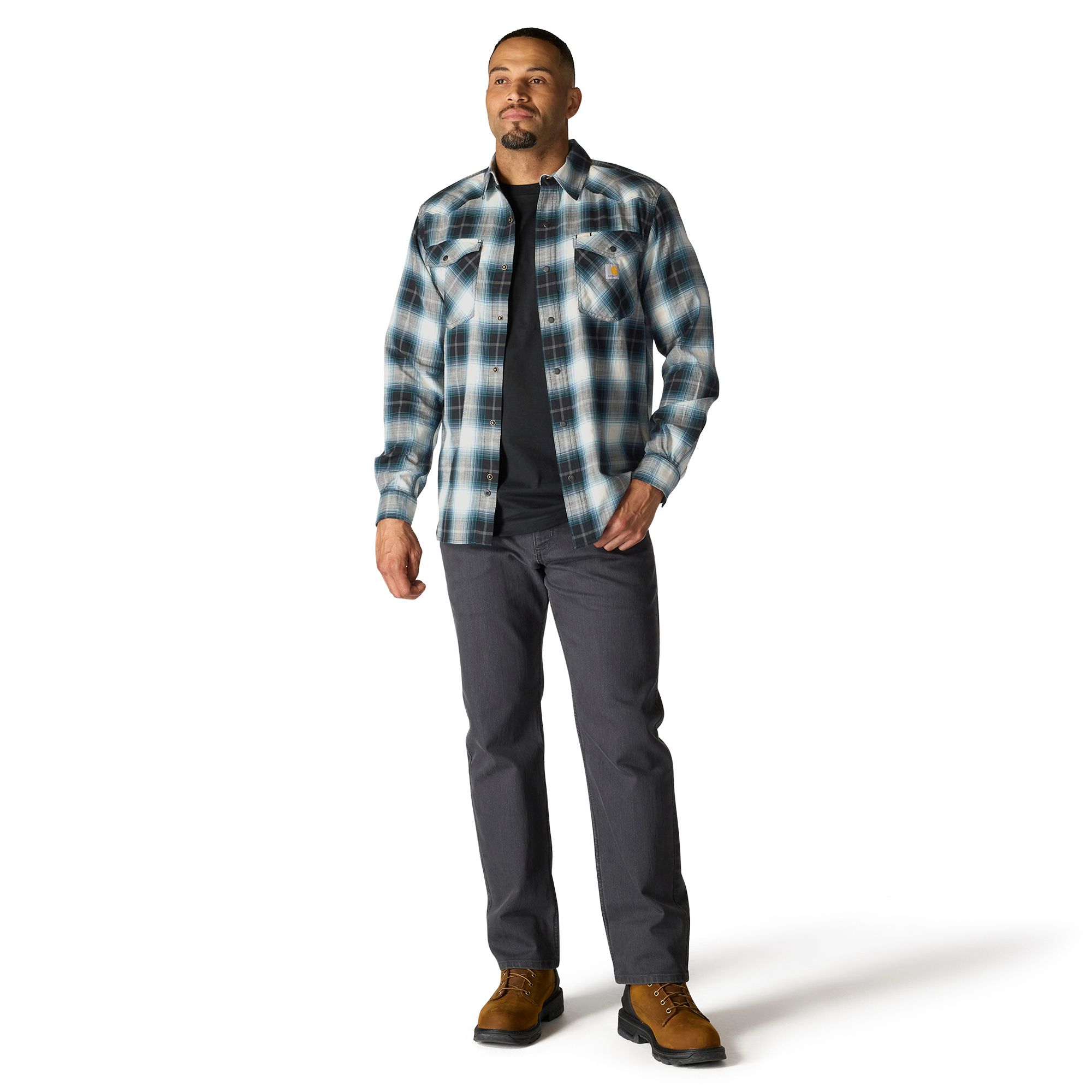 Carhartt Men's Montana Snap-Front Plaid Shirt