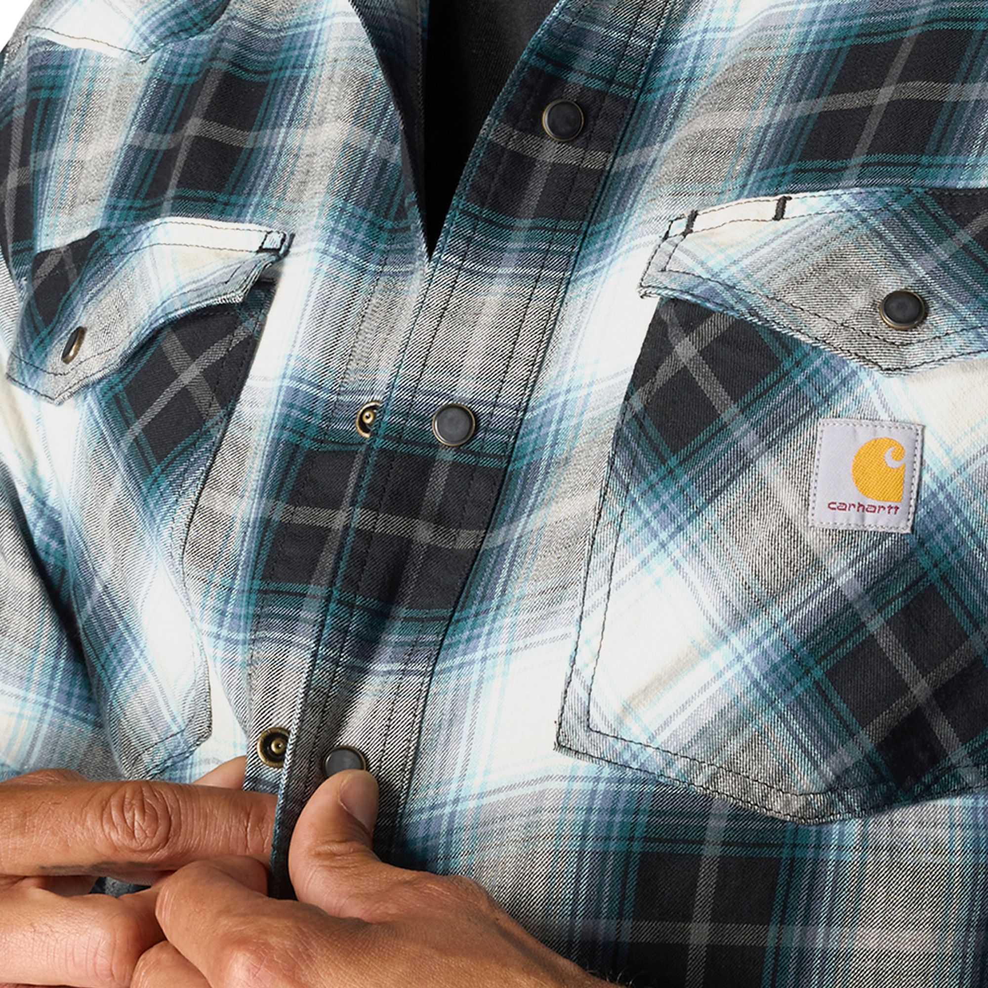 Carhartt Men's Montana Snap-Front Plaid Shirt