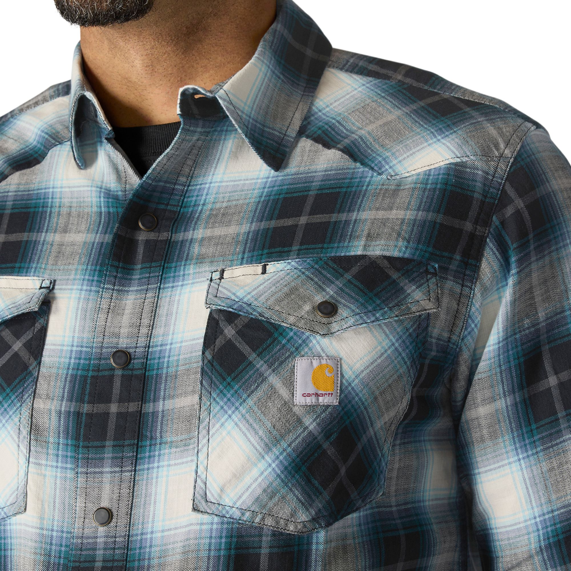 Carhartt Men's Montana Snap-Front Plaid Shirt