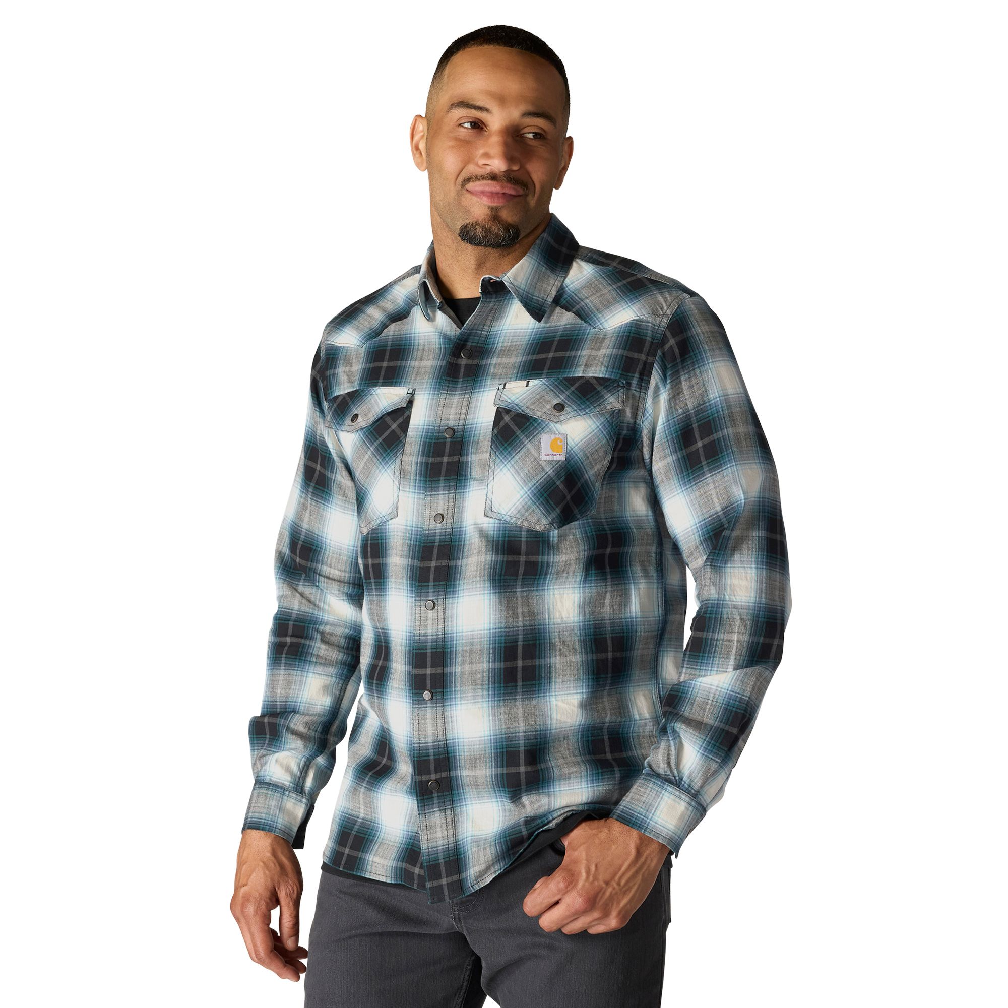 Carhartt Men's Montana Snap-Front Plaid Shirt