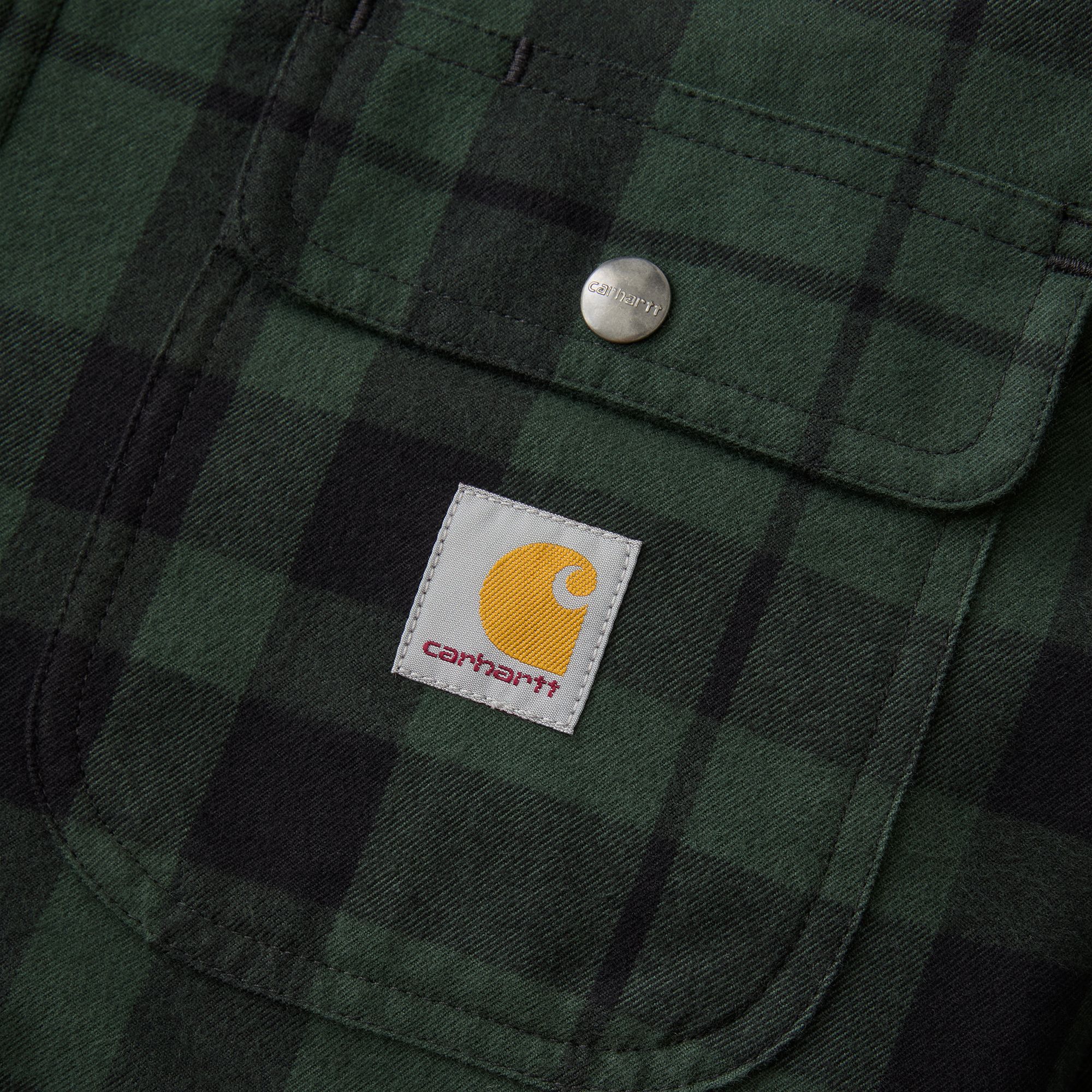 Carhartt Men's Flannel Sherpa Lined Jacket