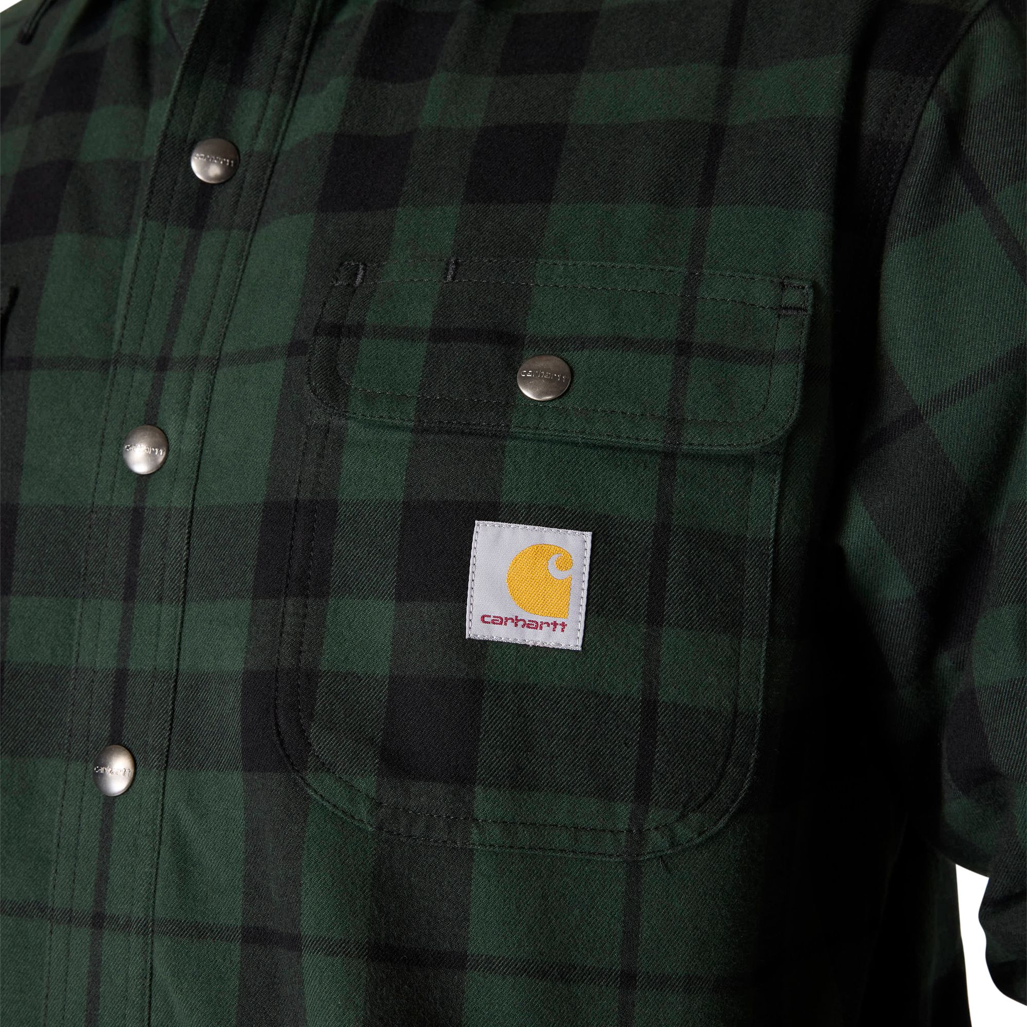 Carhartt Men's Flannel Sherpa Lined Jacket