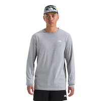 The North Face Men's Box NSE Long Sleeve T-shirt Front_Flat