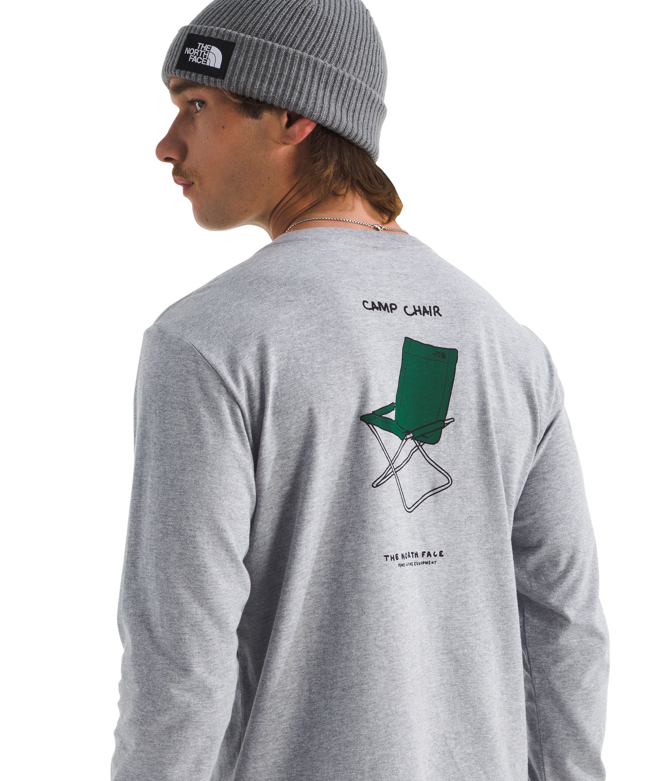 The North Face Men's Sketch Logo Long Sleeve T-shirt