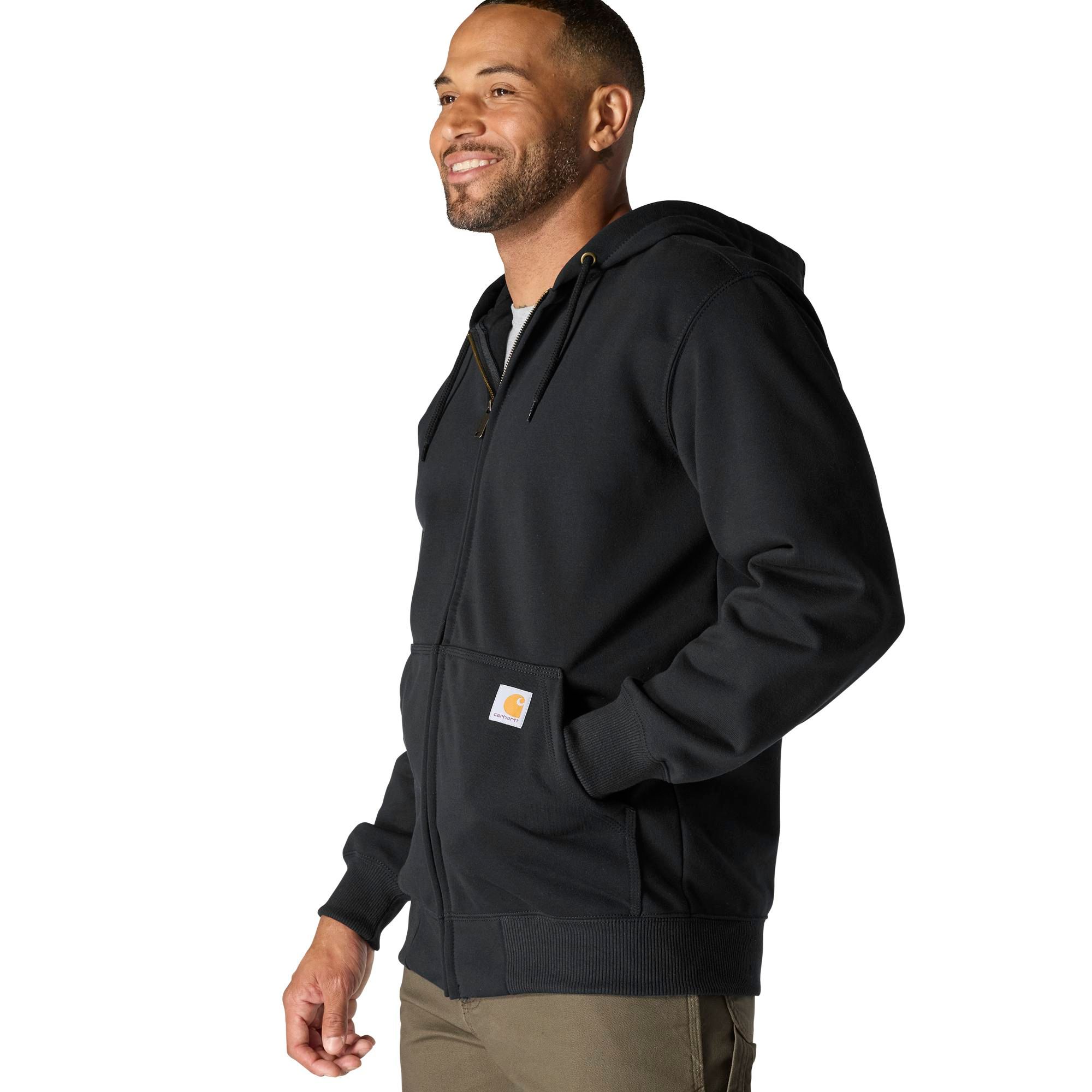 Carhartt Men's Rain Defender® Heavyweight Full Zip Water-Repellent Hoodie