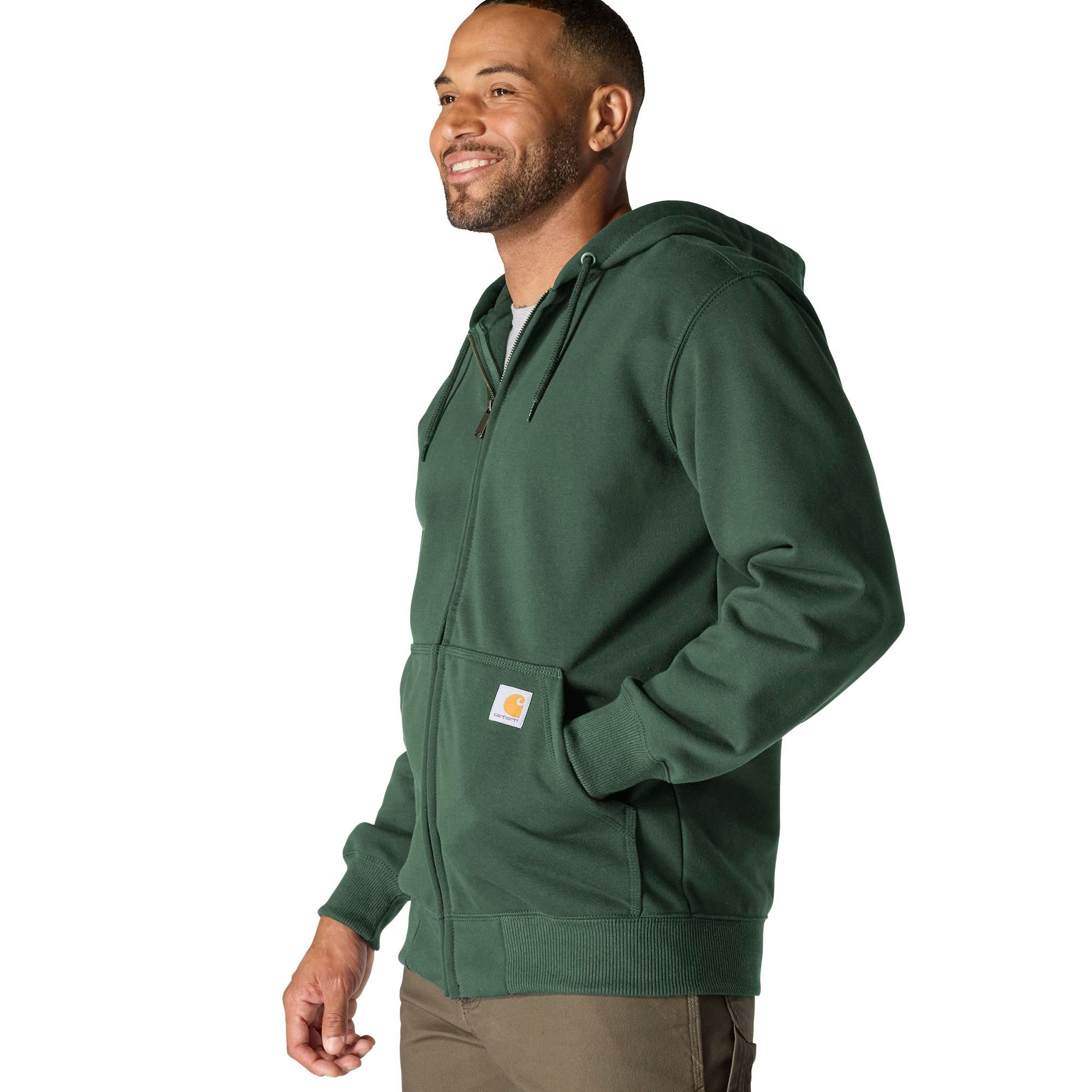 Carhartt Men's Rain Defender® Heavyweight Full Zip Water-Repellent Hoodie