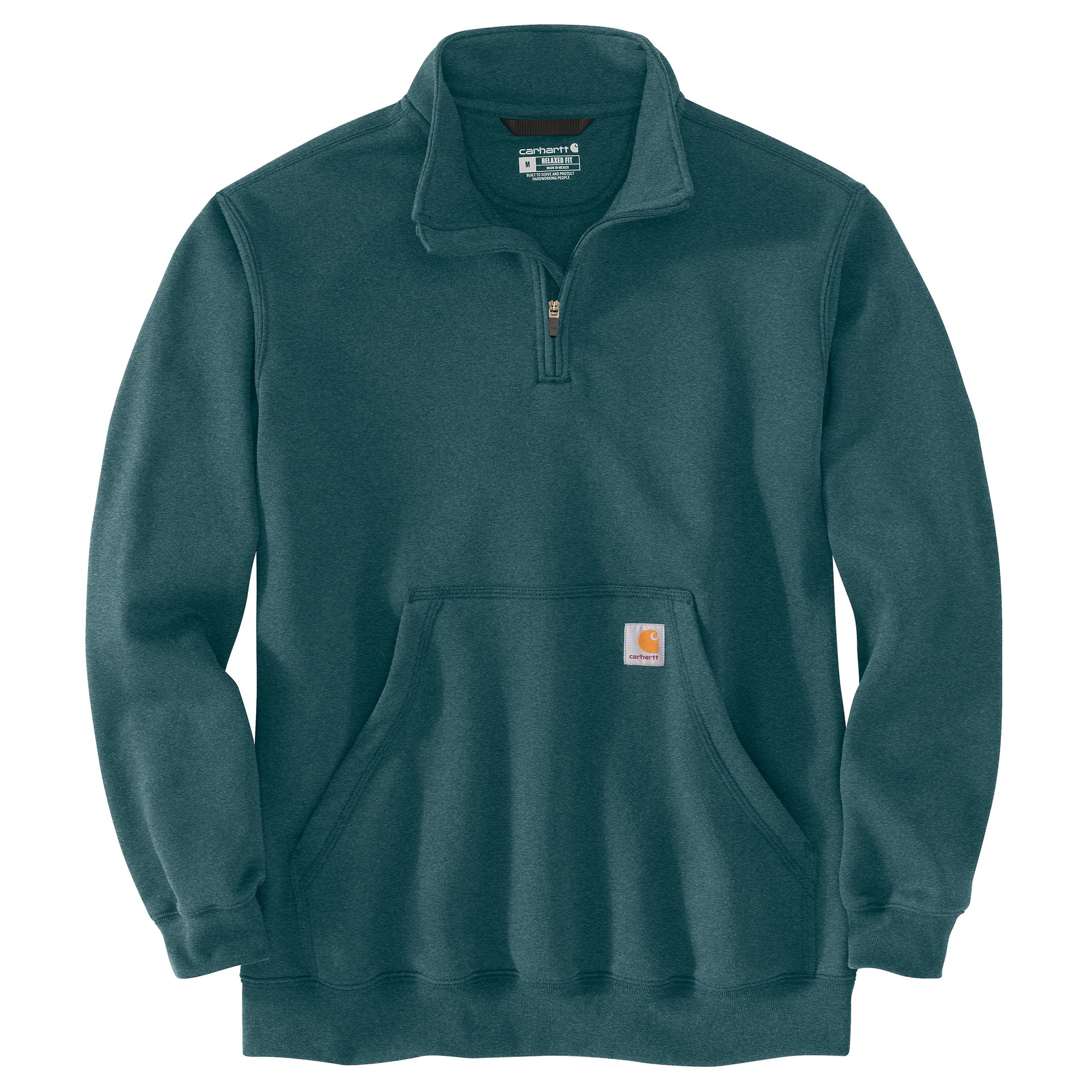 Carhartt Men's Midweight Mock Neck Quarter Zip Sweatshirt