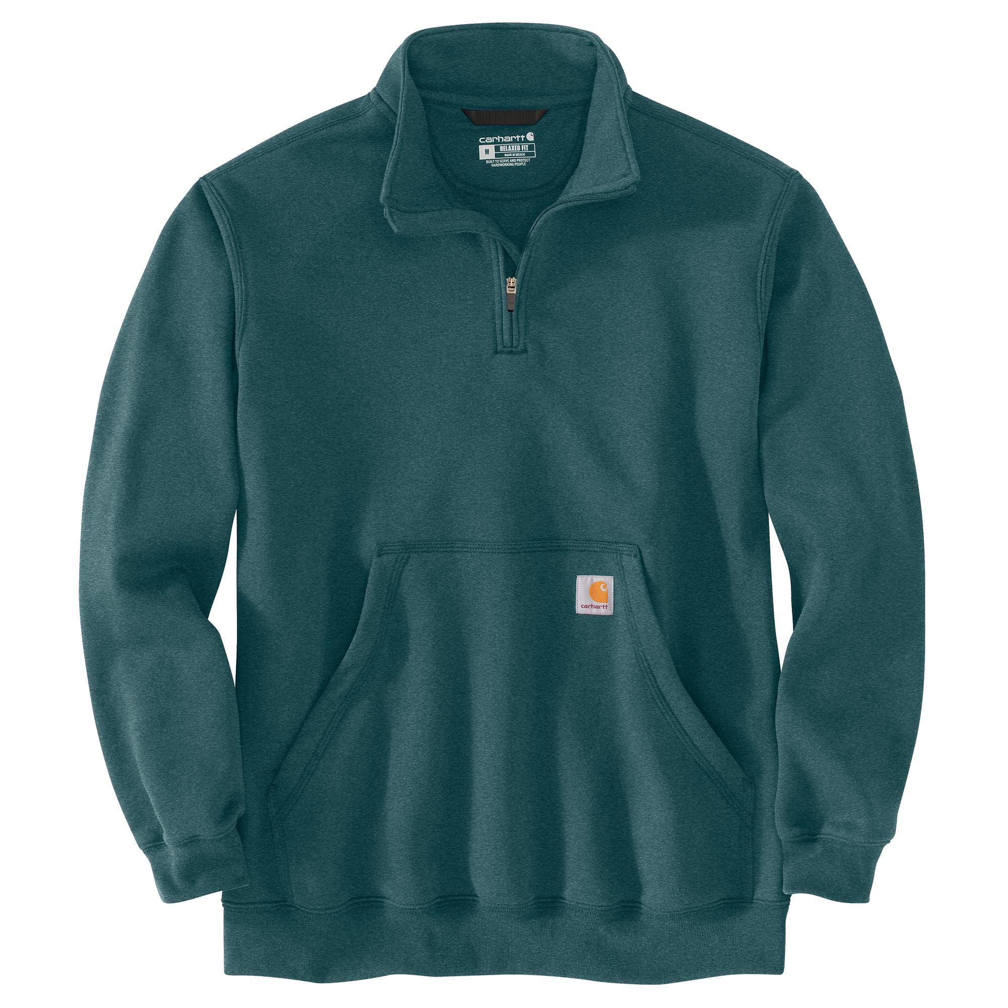 Carhartt Men's Midweight Mock Neck Quarter Zip Sweatshirt