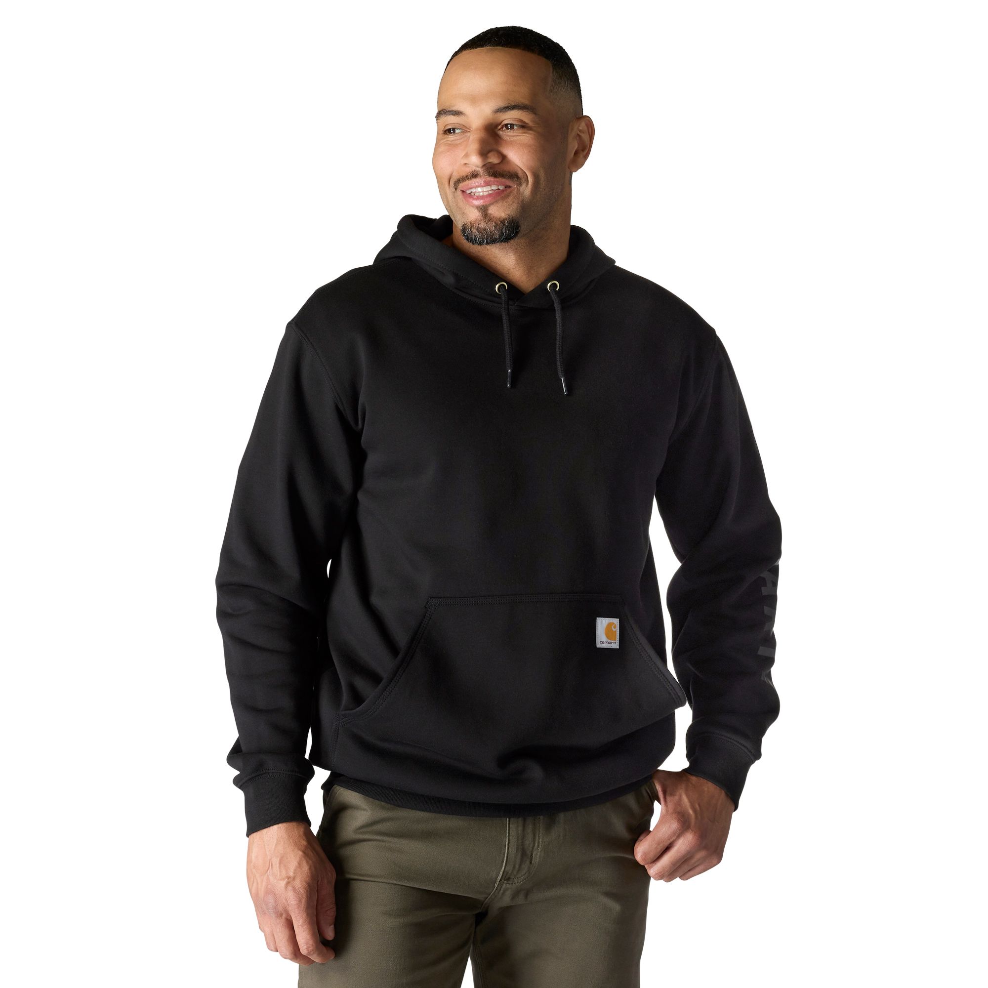 Carhartt Men's Boyfriend Rain Defender® Midweight Graphic Cotton Blend Fleece Hoodie